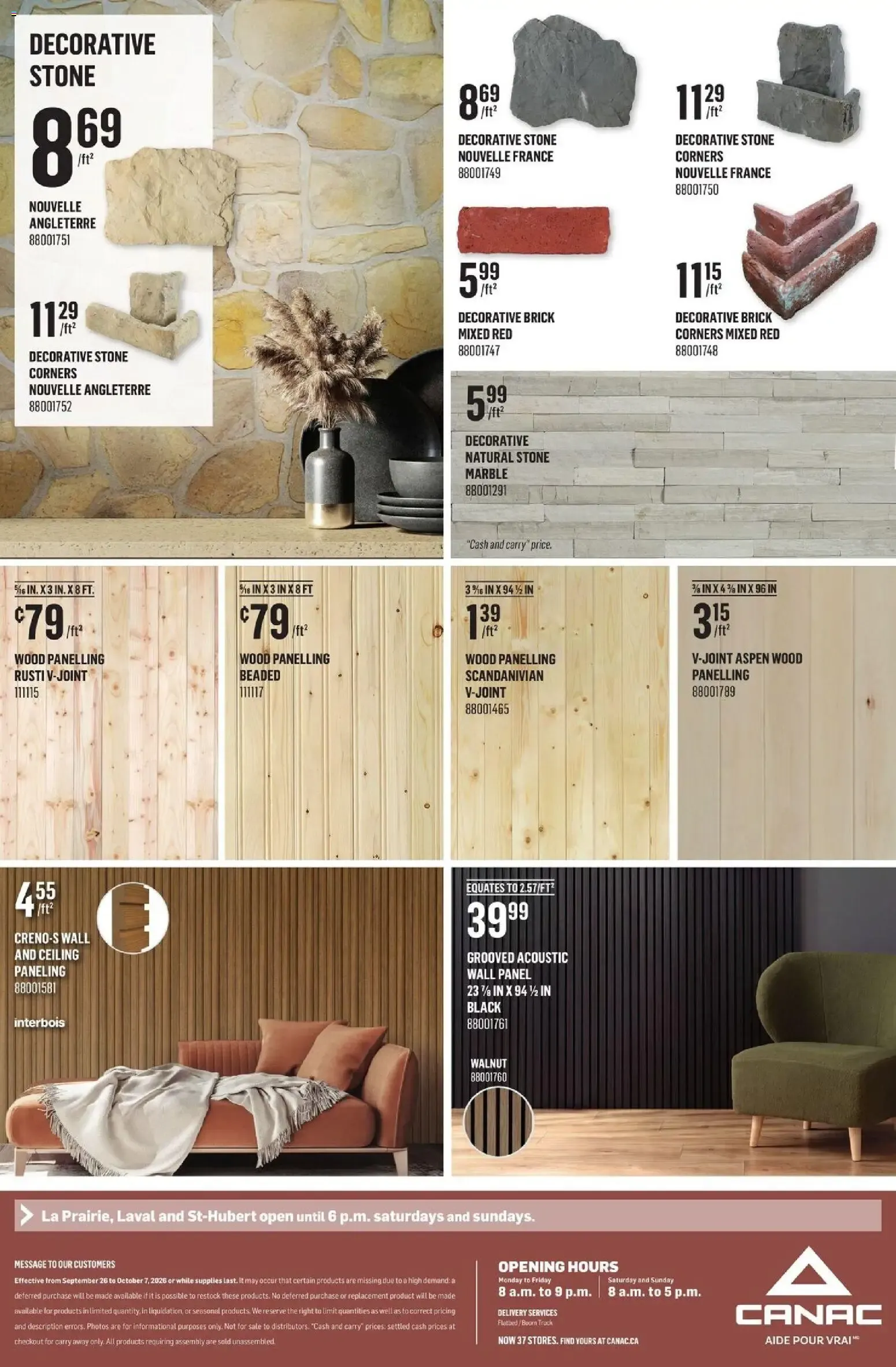 Canac flyer - Inspiration Décor from Sep 24, 2026 > weekly specials & deals from September 24 to October 7 2026 - flyer page 12