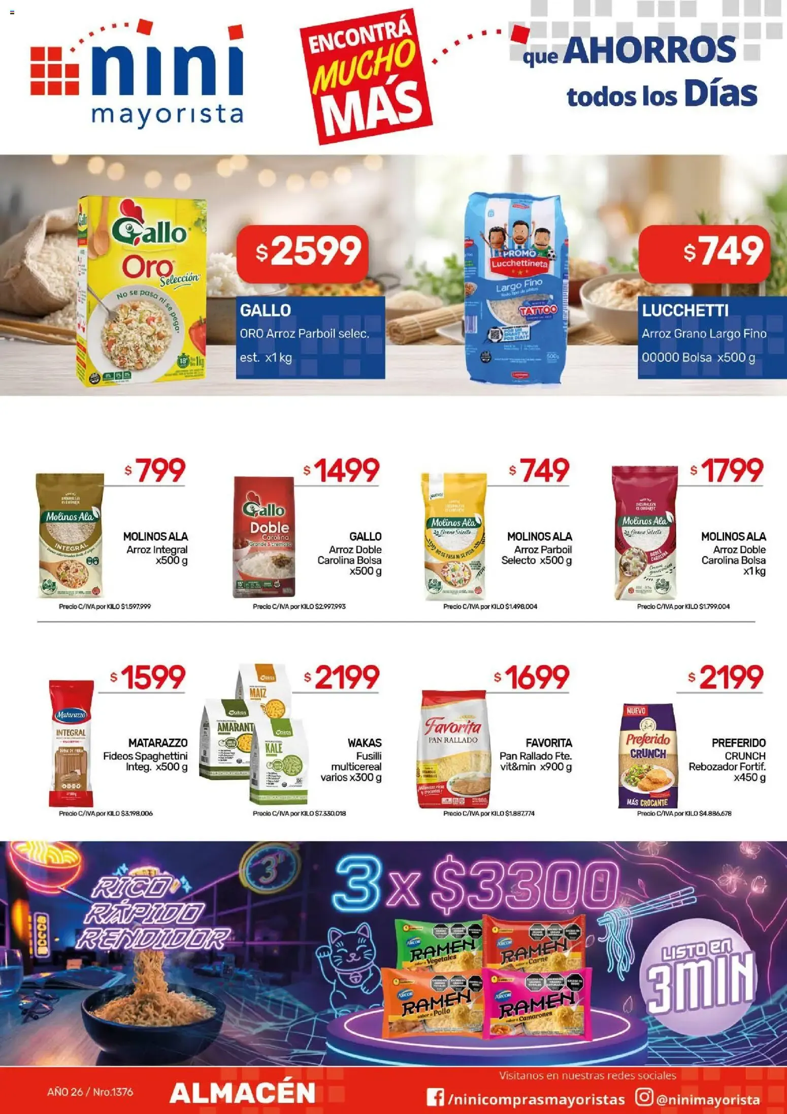 Ofertas de NINI Mayorista catálogo del 07/09/2026 - 13/09/2026 7 de septiembre al 13 de septiembre 2026 - Página 28 del catálogo