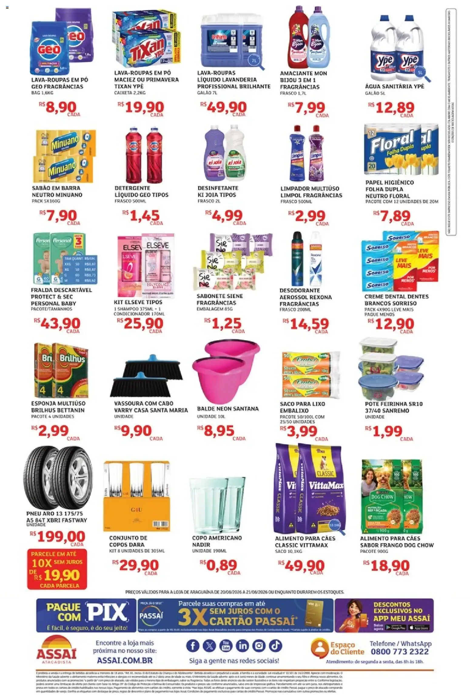 Encarte de Assaí Atacadista ofertas - TO de 20/08/2026 | Promoções Online 20 de agosto até 21 de agosto 2026 - Pagina 4