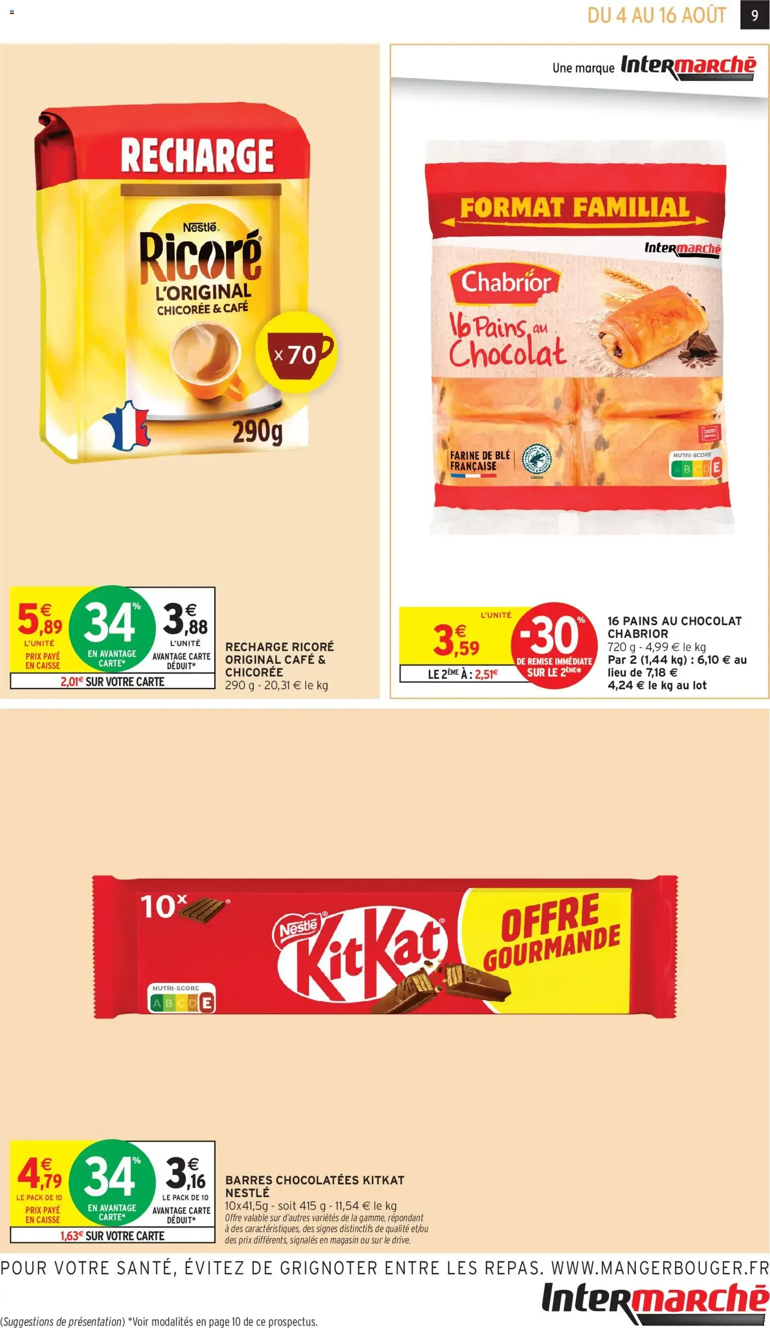 Intermarché - Découvrez nos offres à partir du 04/08/2026 - promo en ligne du 4 août au 16 août 2026 - Catalogue page 9