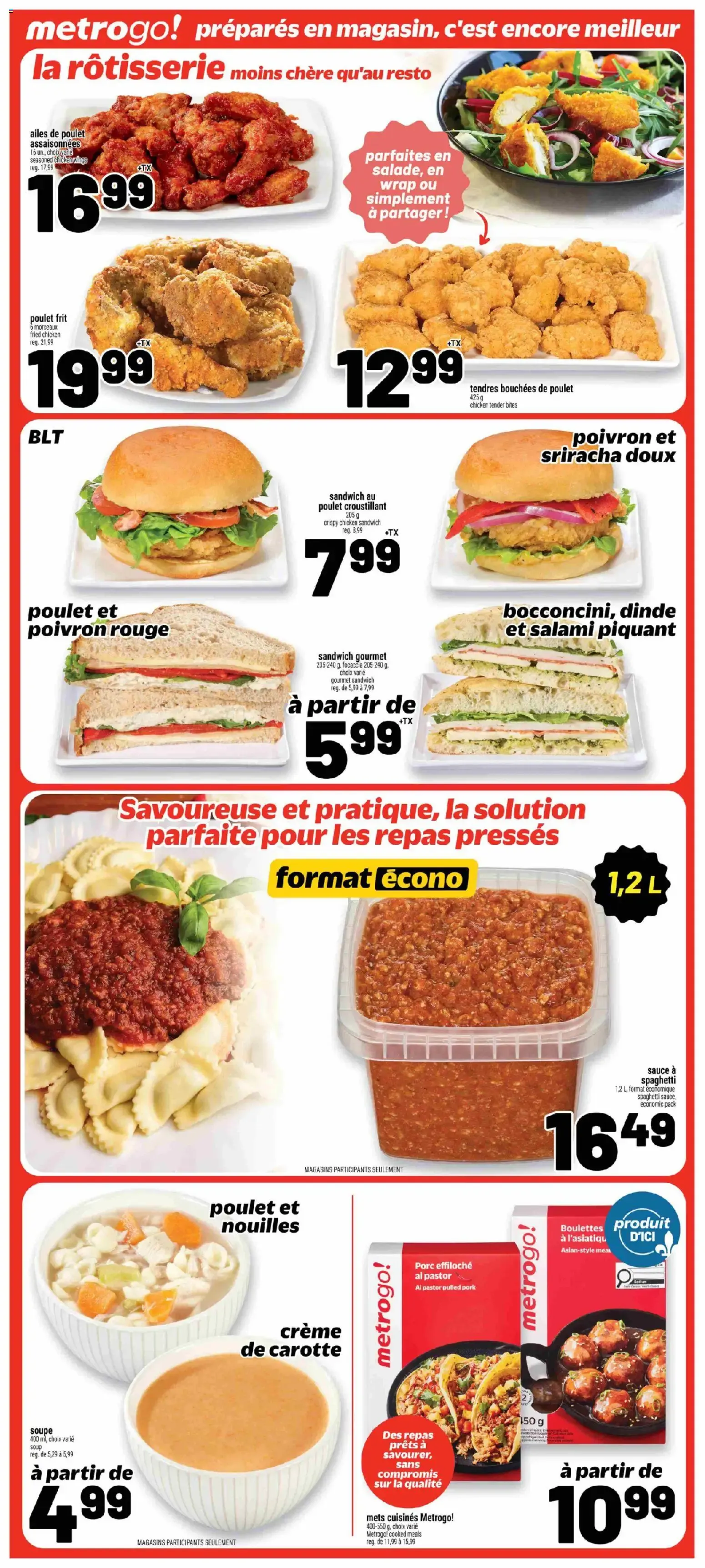 Metro circulaire - Mon épicier from Oct 15, 2026 > weekly specials & deals from October 15 to October 21 2026 - flyer page 16