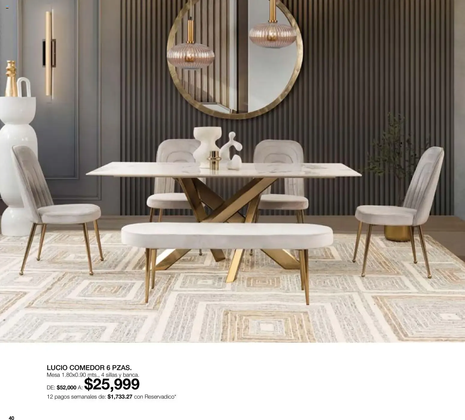 Catálogo de Dico Muebles - Medio Año Medio Precio 1 de agosto al 31 de agosto 2026 - Pagina 40