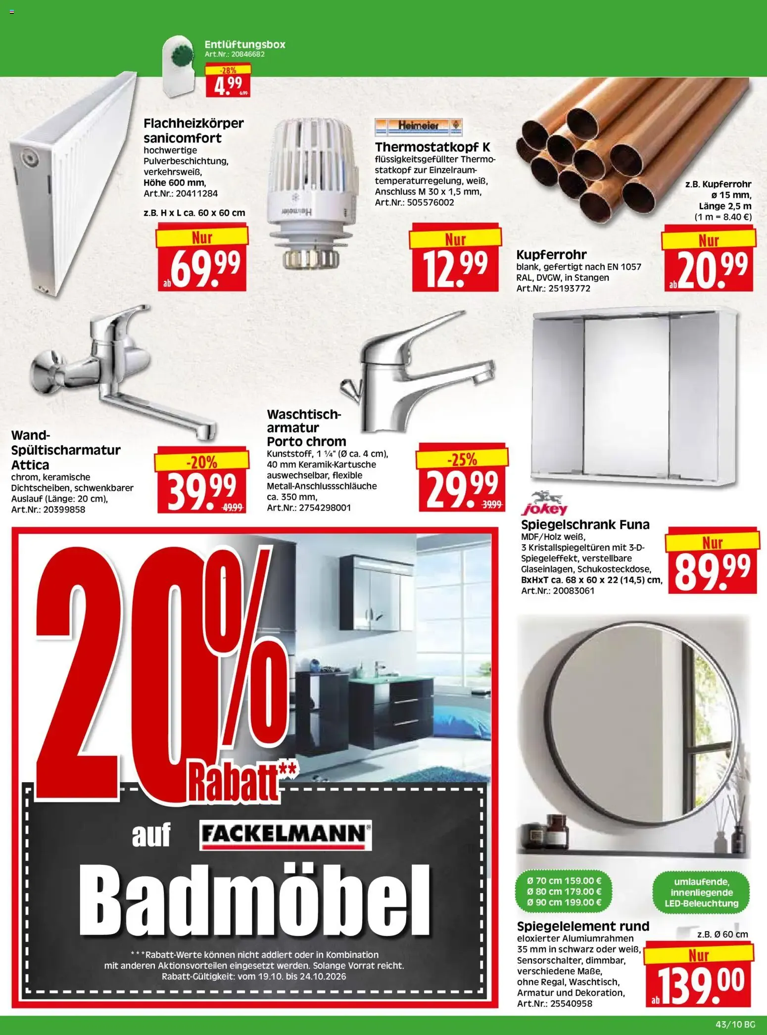 HERKULES Bau & Garten (ab 19.10.2026) zum Blättern von 19. Oktober bis 24. Oktober 2026 - Prospekt seite 10