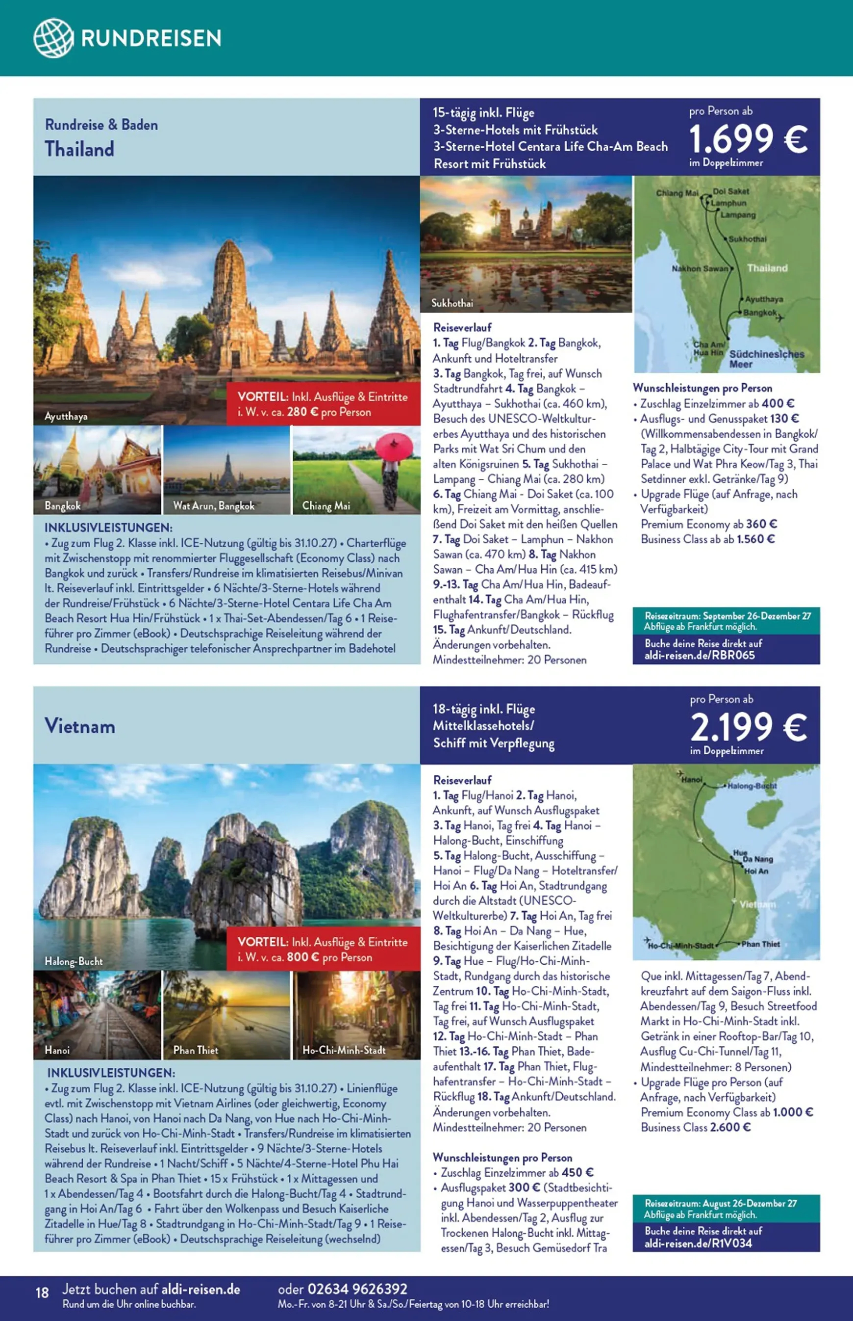 ALDI REISEN - Die Welt Entdecken! von 1. Juli bis 31. Juli 2026 - Prospekt seite 18
