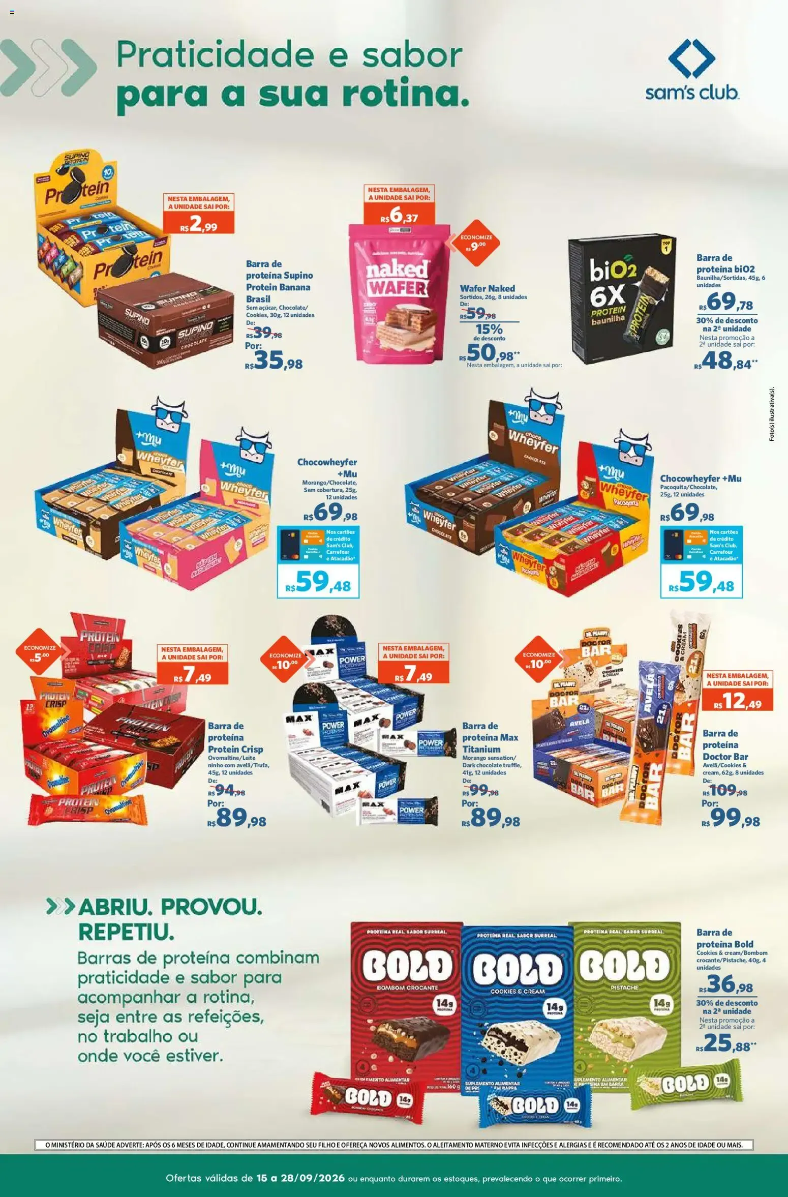 Encarte de Sam's Club Viva Bem 15 de setembro até 28 de setembro 2026 - Pagina 4