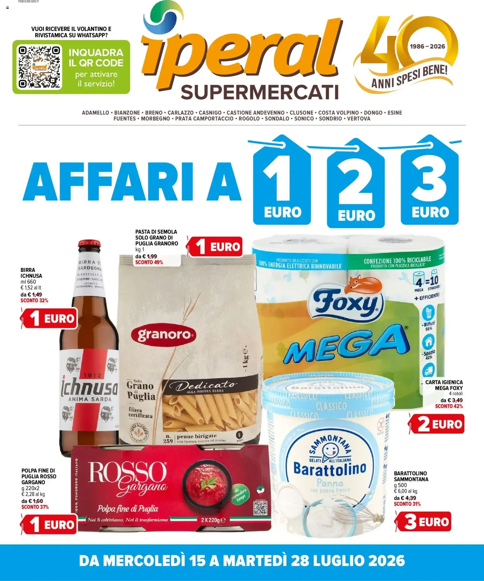 Nuovo Iperal volantino dal 15/07/2026 > offerte anteprima 🛍️ da 15 luglio a 28 luglio di 2026 - Pagina del volantino 1