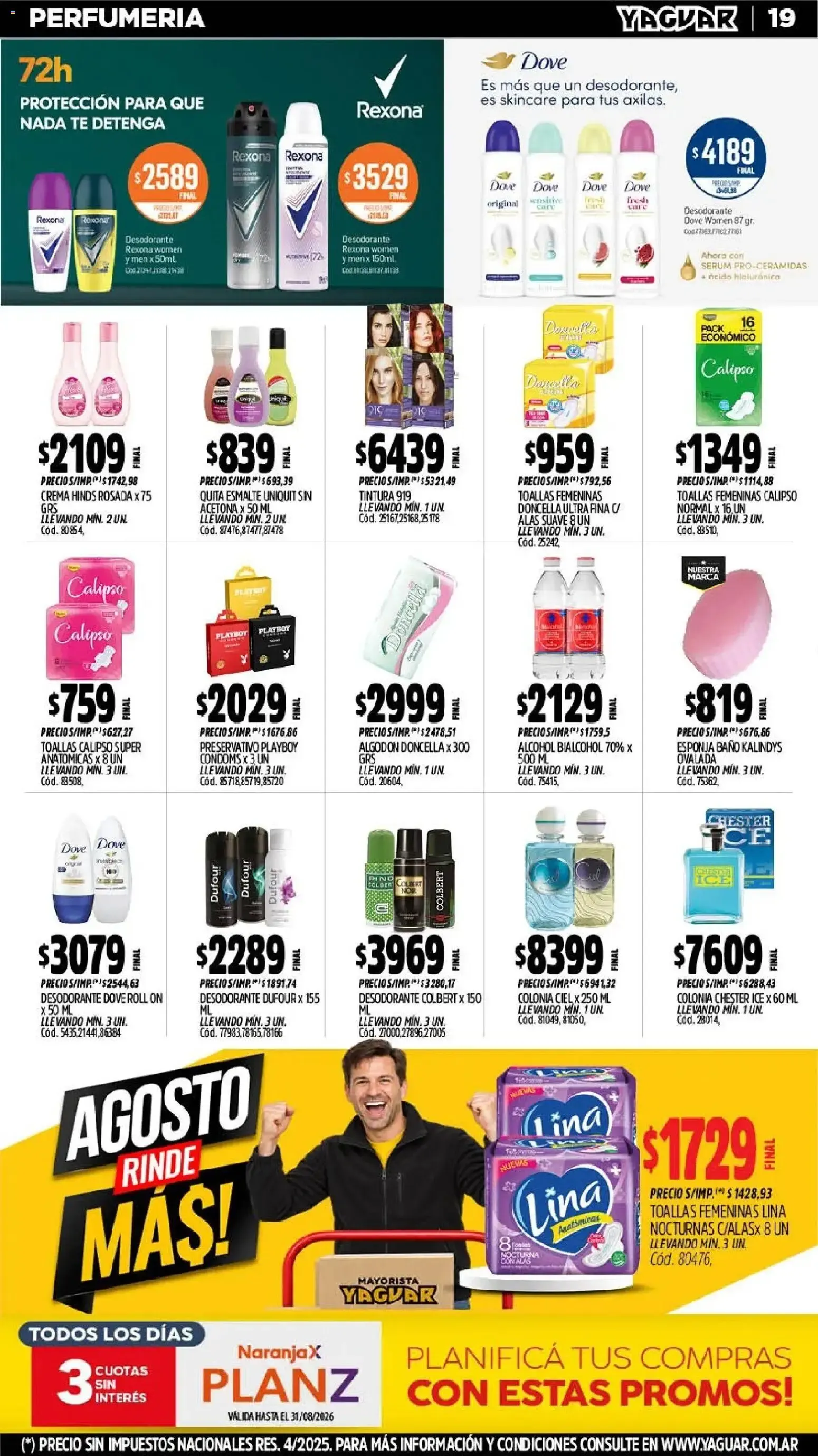 Ofertas de Yaguar catálogo del 24/08/2026 - 30/08/2026 24 de agosto al 30 de agosto 2026 - Página 19 del catálogo