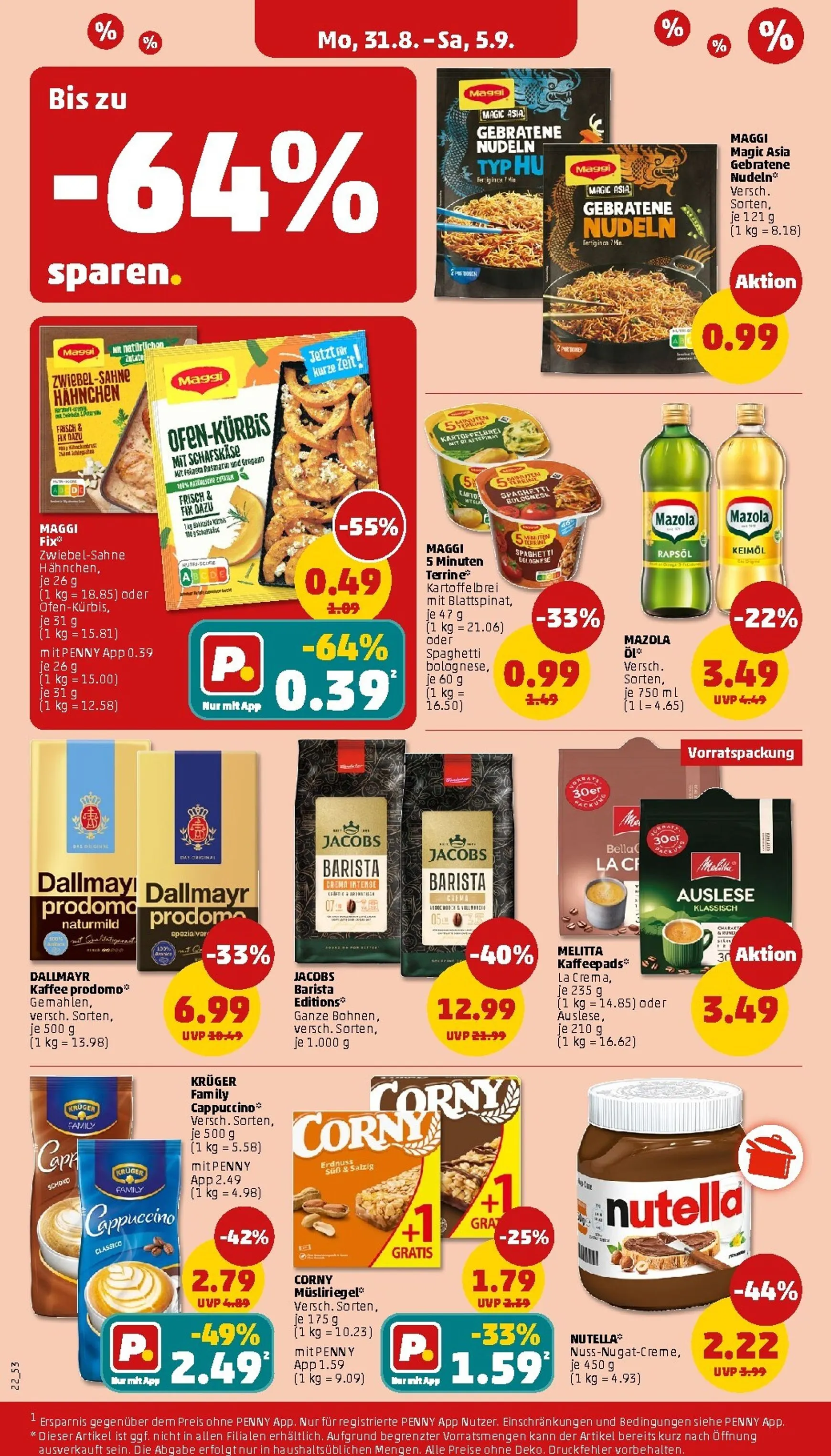 PENNY Prospekt nächste Woche – von Montag 31.08.2026 bis Samstag 05.09.2026 von 31. August bis 5. September 2026 - Prospekt seite 27