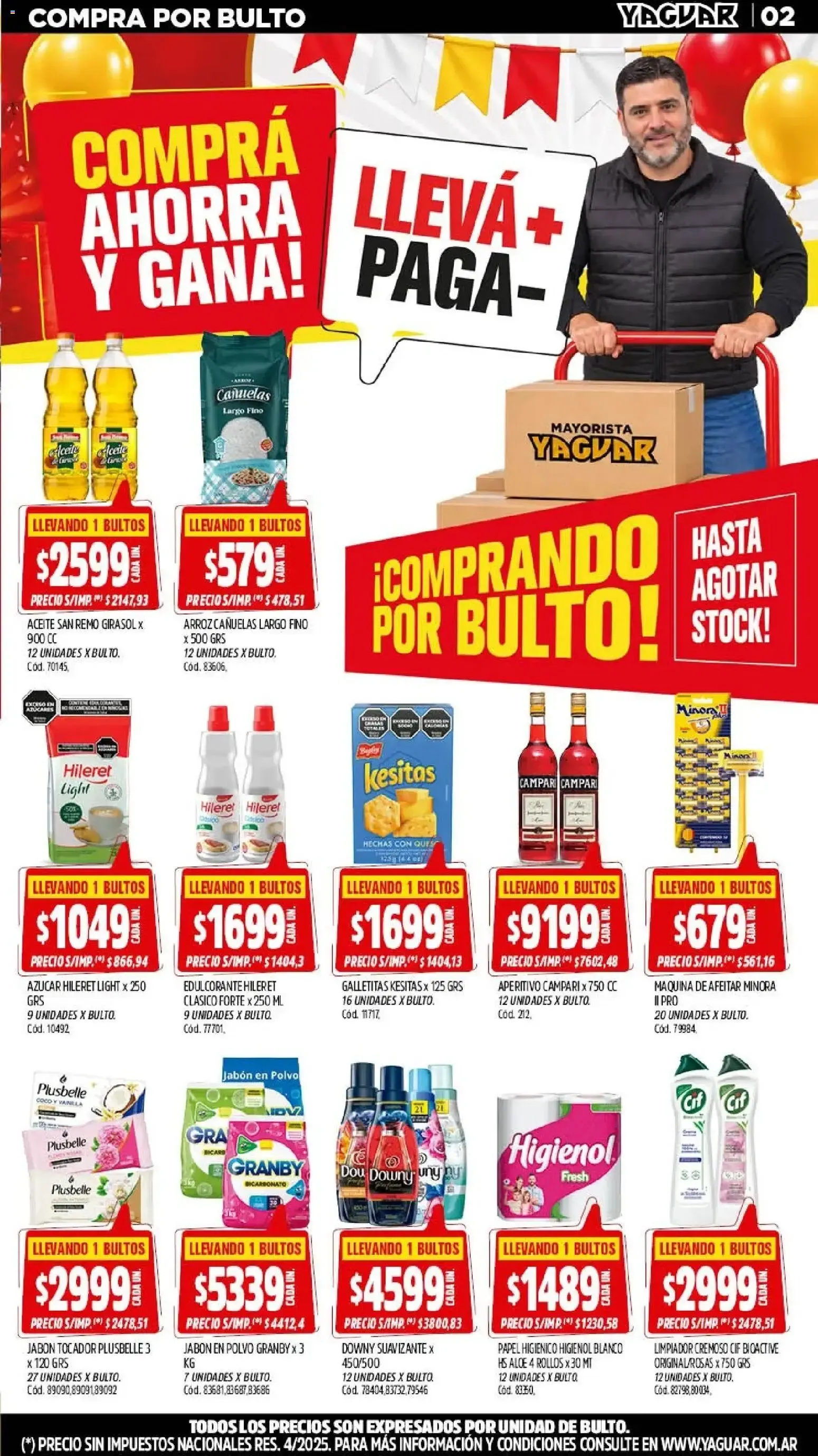 Ofertas de Mayorista Yaguar - El Cumple del Año 38 26 de octubre al 1 de noviembre 2026 - Página 2 del catálogo