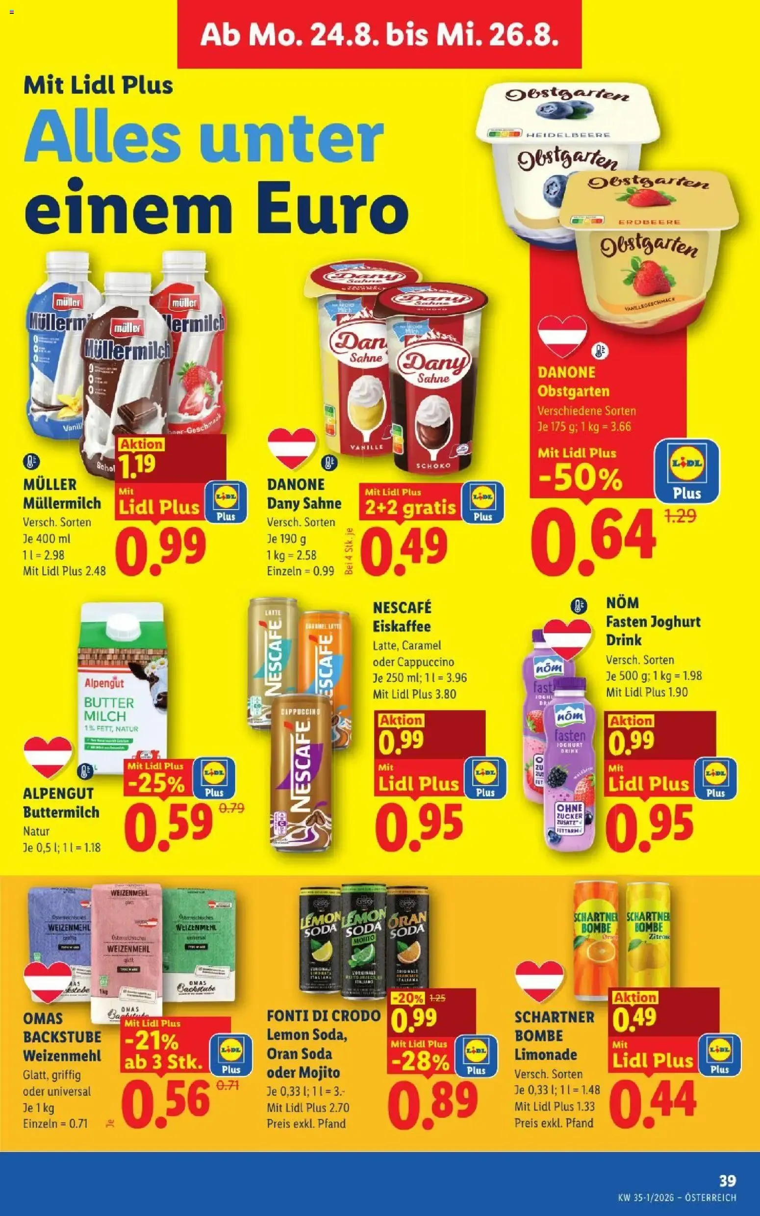 Mit Lidl Plus Österreichs günstigste Preise von 20. August bis 22. August 2026 - Flugblätt seite  45