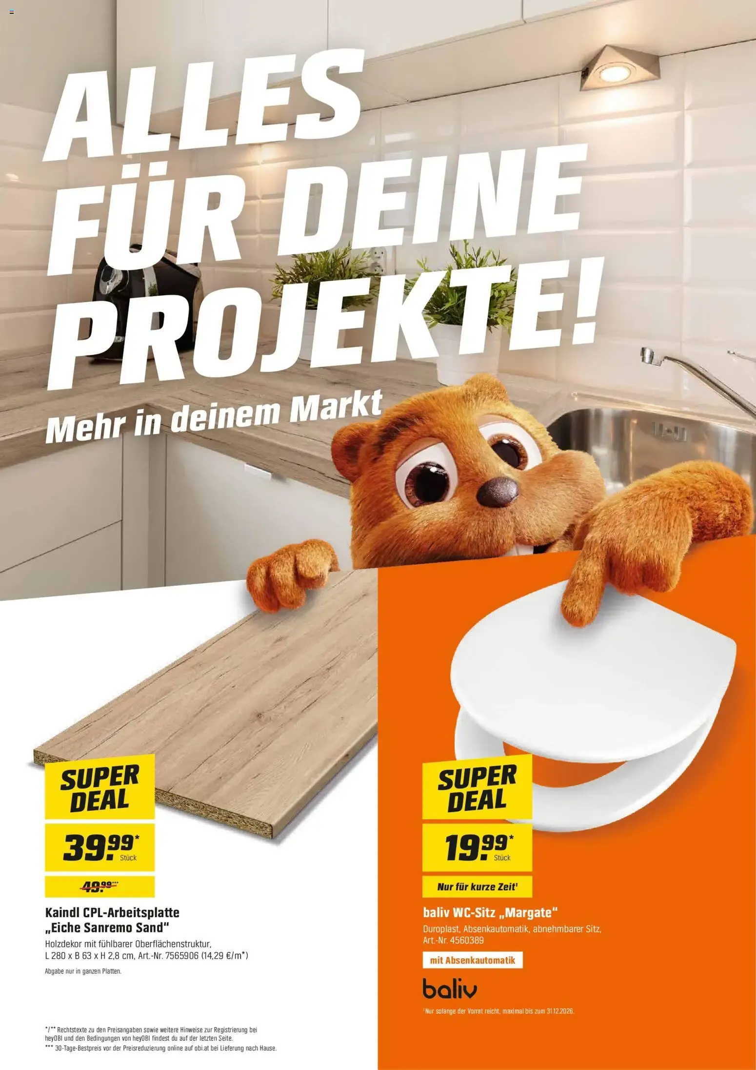 OBI Ausgabe August 2026 von 1. August bis 31. August 2026 - Flugblätt seite  8