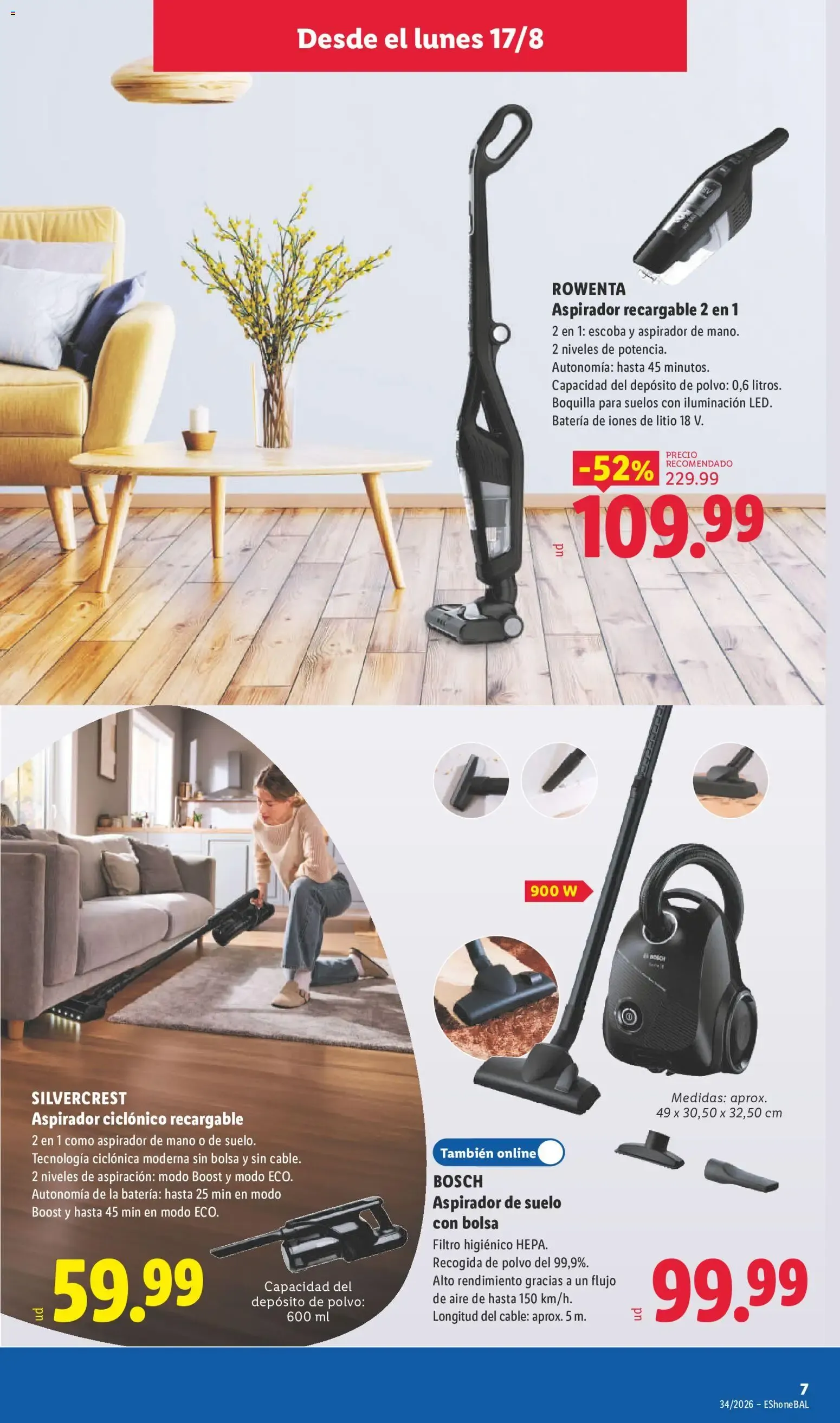 Catálogo de Lidl folleto de bazar del 17/08/2026 | Ofertas 17 de agosto al 23 de agosto 2026 - Página 17
