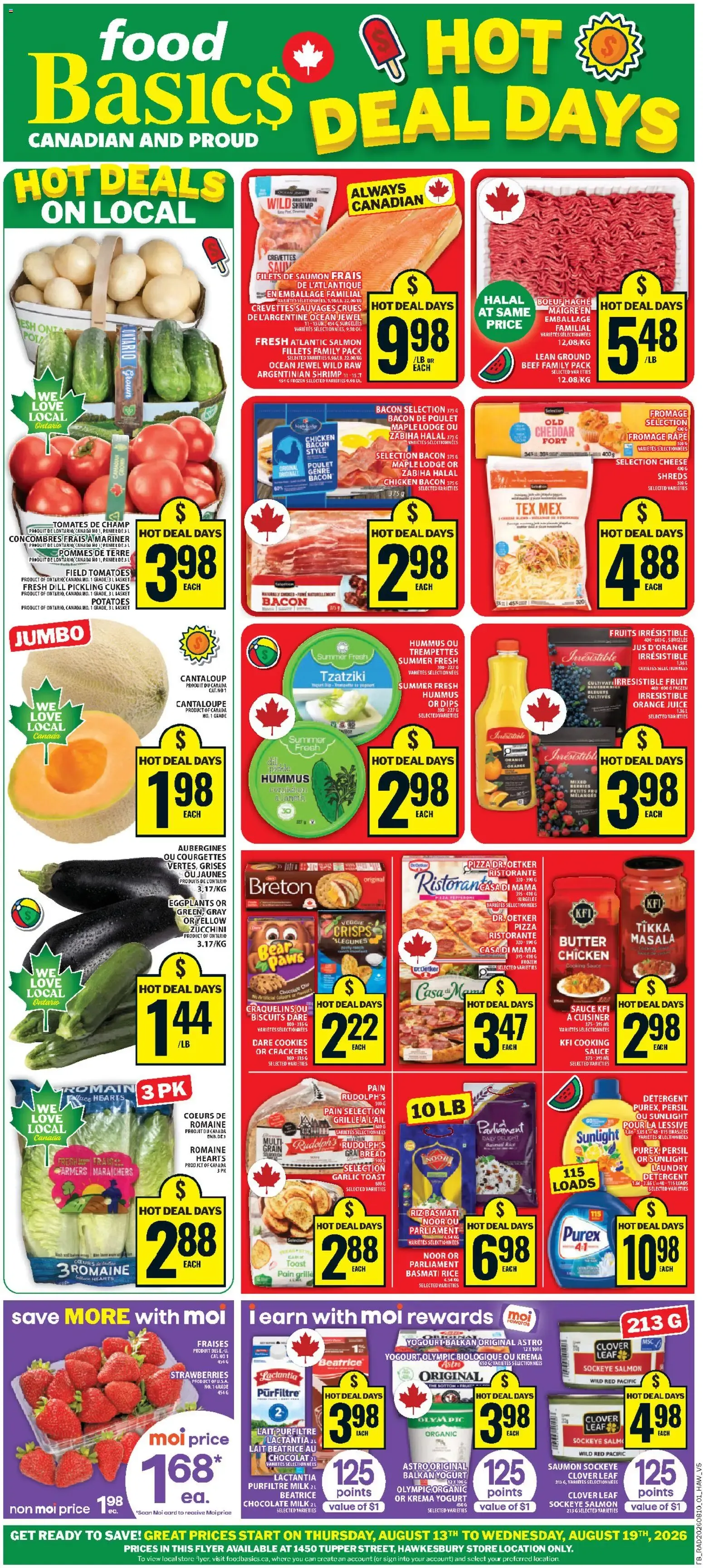 Food Basics weekly flyer / circulaire from Aug 13, 2026 > weekly specials & deals from August 13 to August 19 2026 - flyer page 1