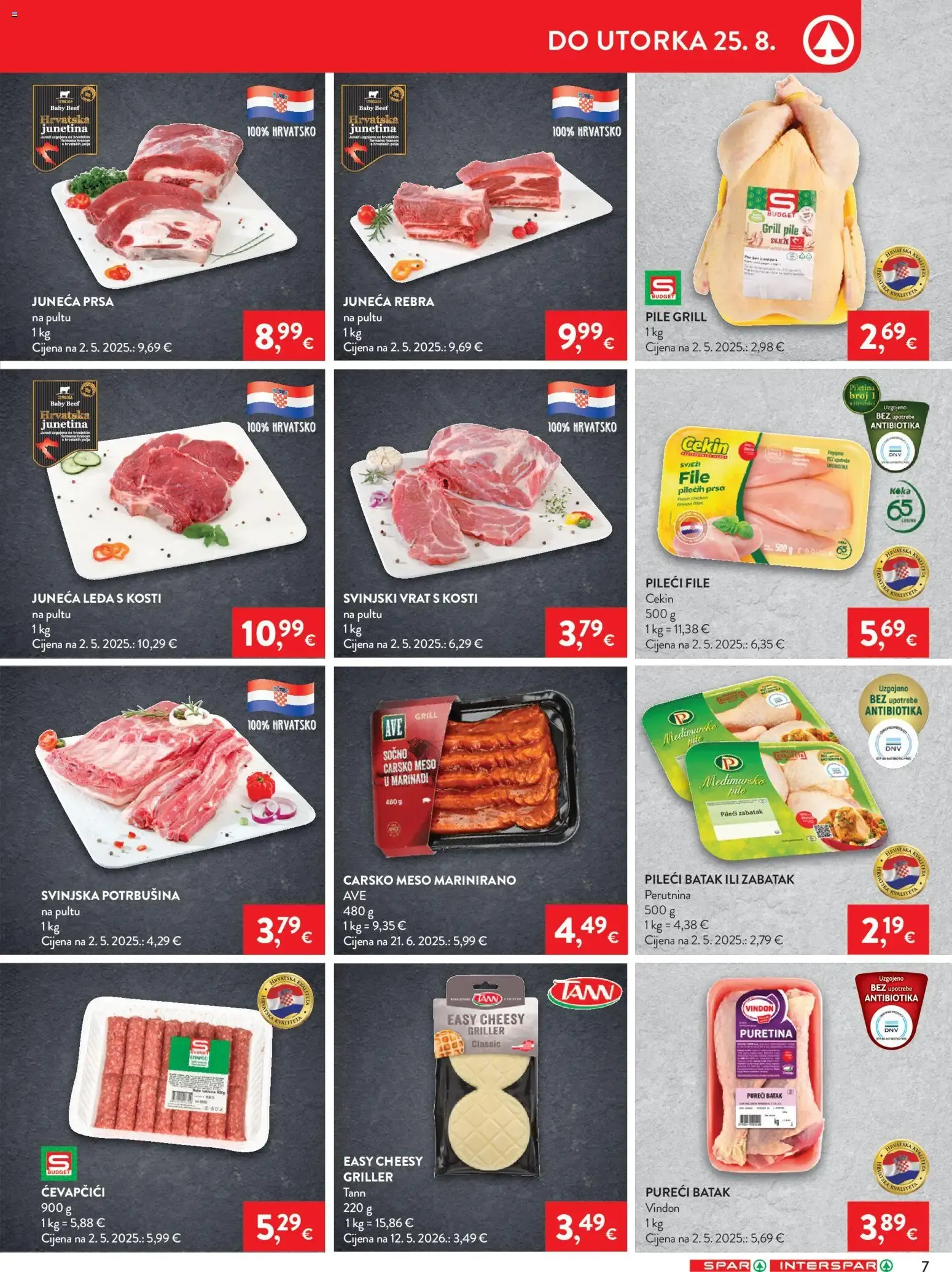 Katalog Interspar Katalog novi od 19.08.2026 na listanje > letak digitalni od 19. kolovoza do 25. kolovoza 2026. - Pregled Stranica 7