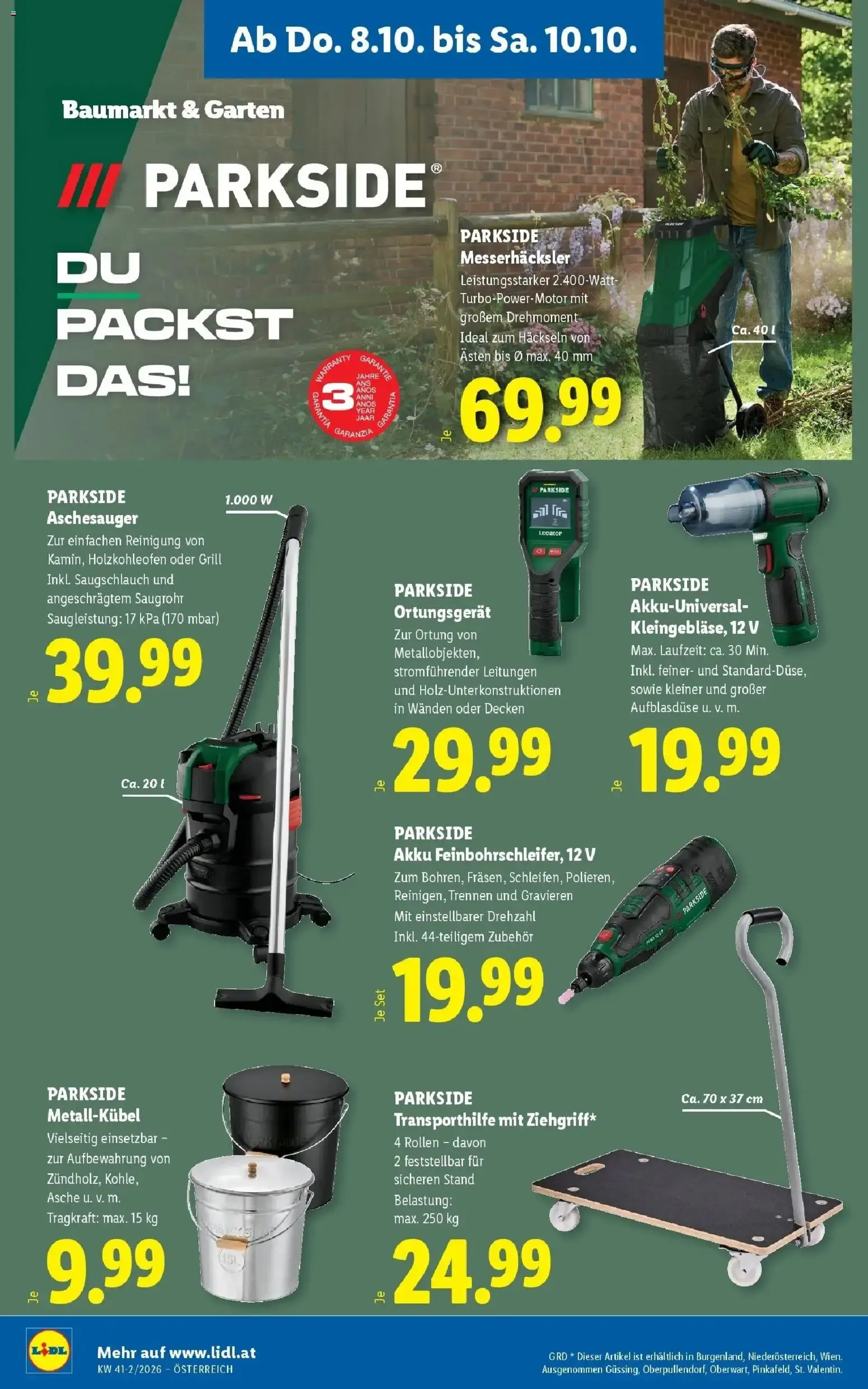 Lidl Aktion von 4. Oktober bis 14. Oktober 2026 - Flugblätt seite 22