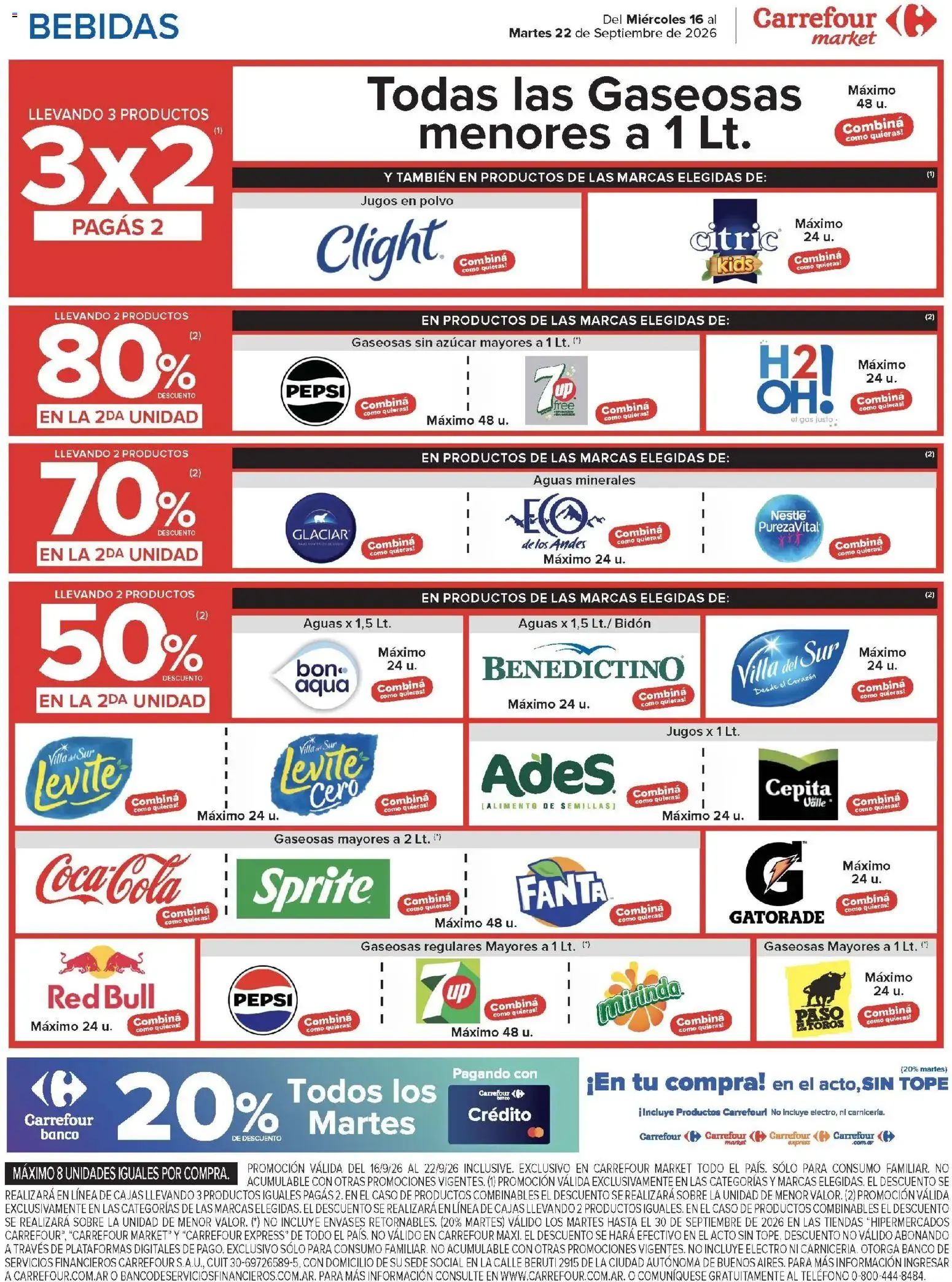 Ofertas de Carrefour Ofertas || del 16/09/2026 - 22/09/2026 || Promociones 16 de septiembre al 22 de septiembre 2026 - Página 46 del catálogo