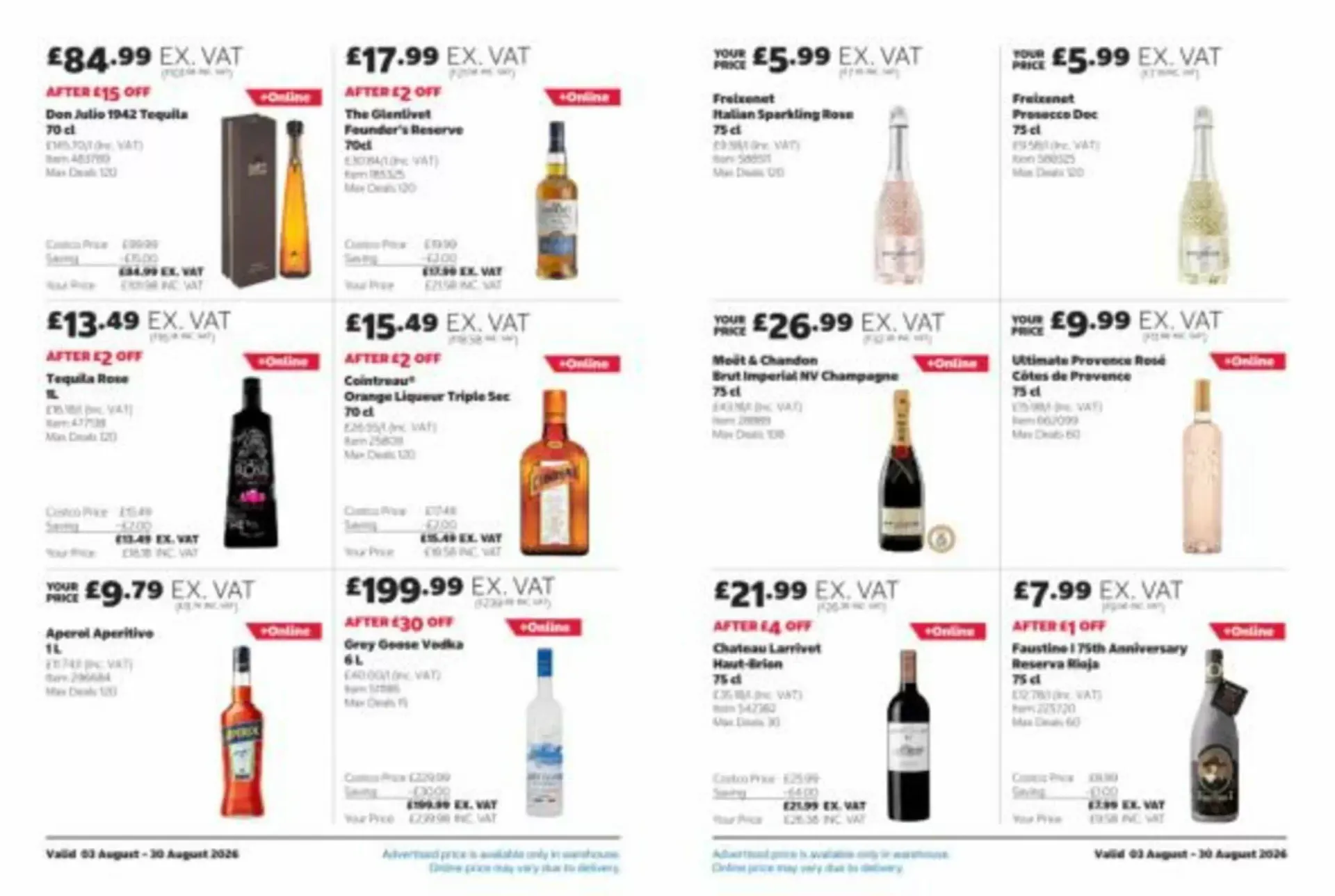 Costco leaflet from 3 August to 30 August 2026 - Catalogue Page 10