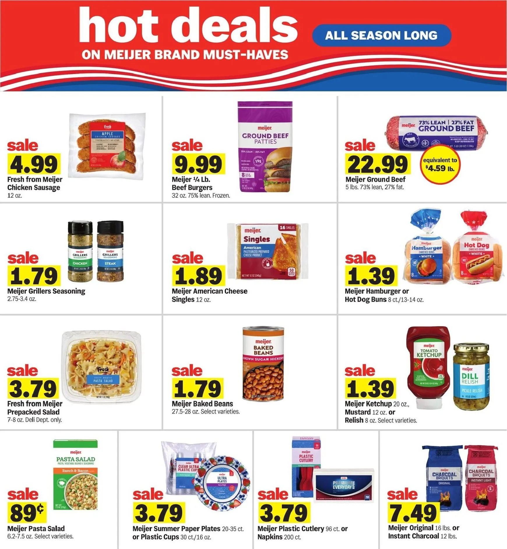 Weekly ad Meijer Sizzling Summer Deals from June 24 to June 30 2026 - Page 30