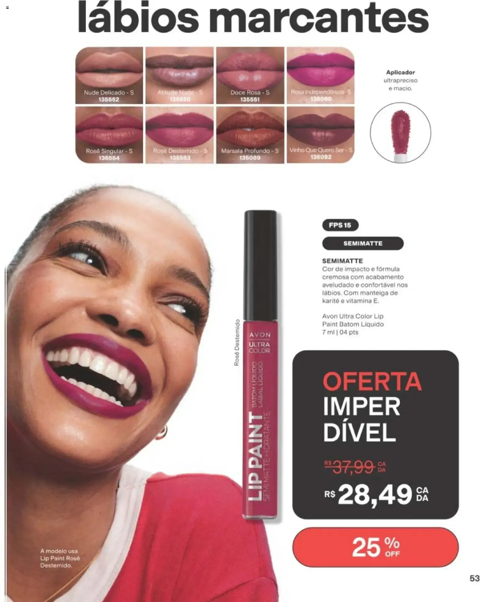 Encarte de Revista Avon folheto - Campanha 14 de 01/09/2026 | Promoção Online 1 de setembro até 20 de setembro 2026 - Pagina 53