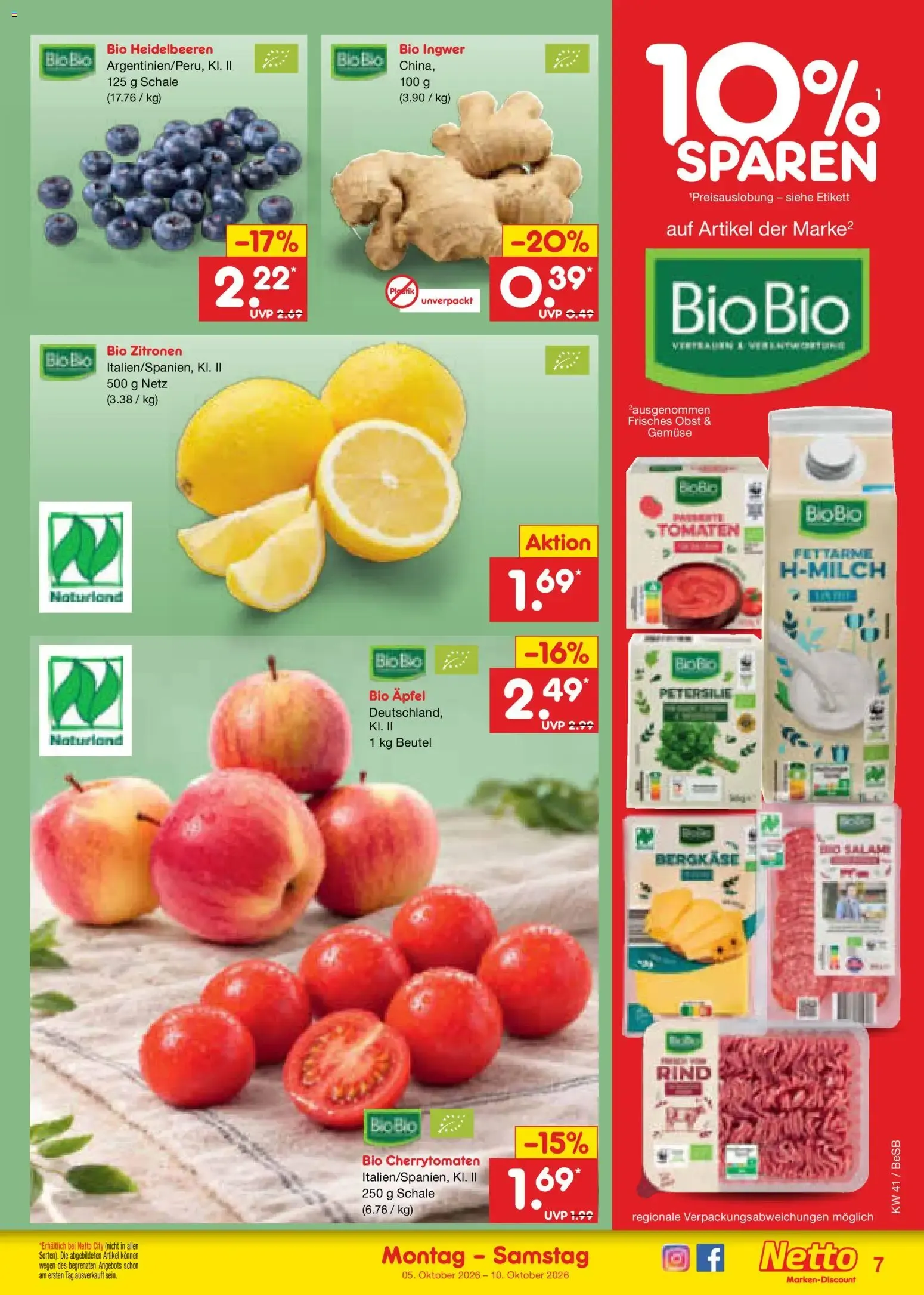 Netto Marken-Discount Prospekt (ab 05.10.2026) » Angebote van 5 oktober tot 10 oktober 2026 - Folder pagina 7
