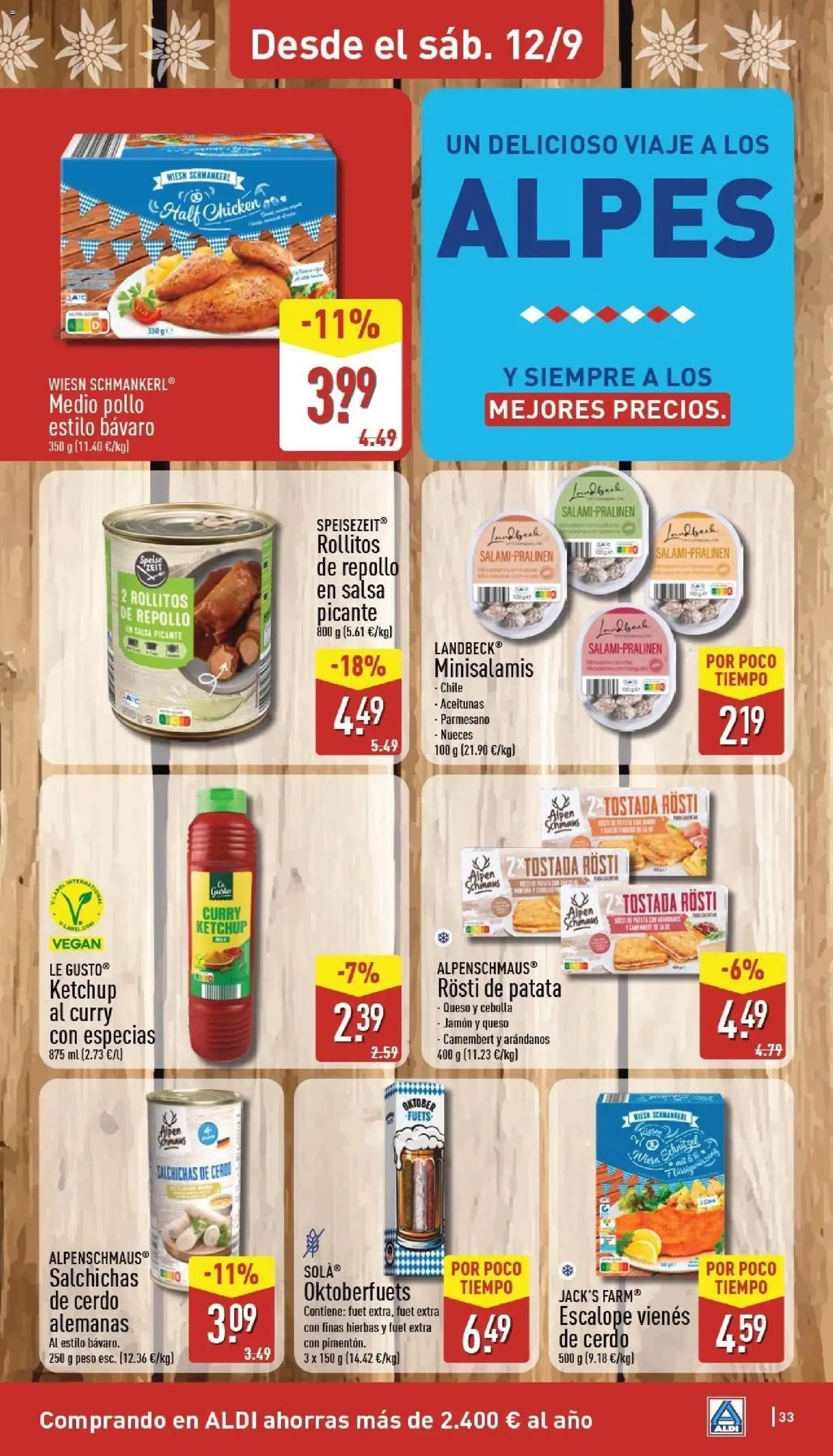 Catálogo de Aldi folleto Canarias del 07/09/2026 | Catálogo 7 de septiembre al 13 de septiembre 2026 - Página 33