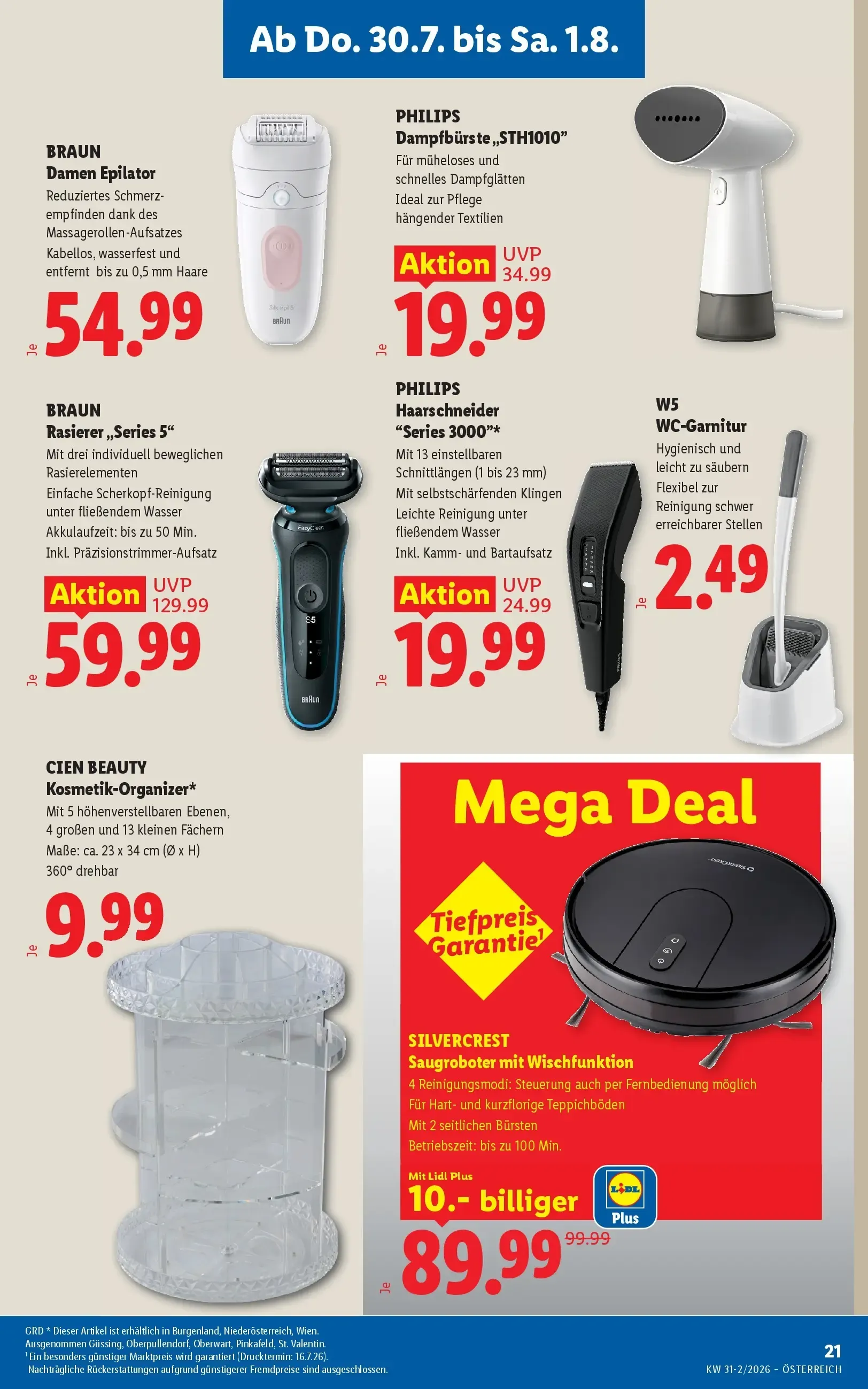 Lidl Aktion von 30. Juli bis 1. August 2026 - Flugblätt seite  25