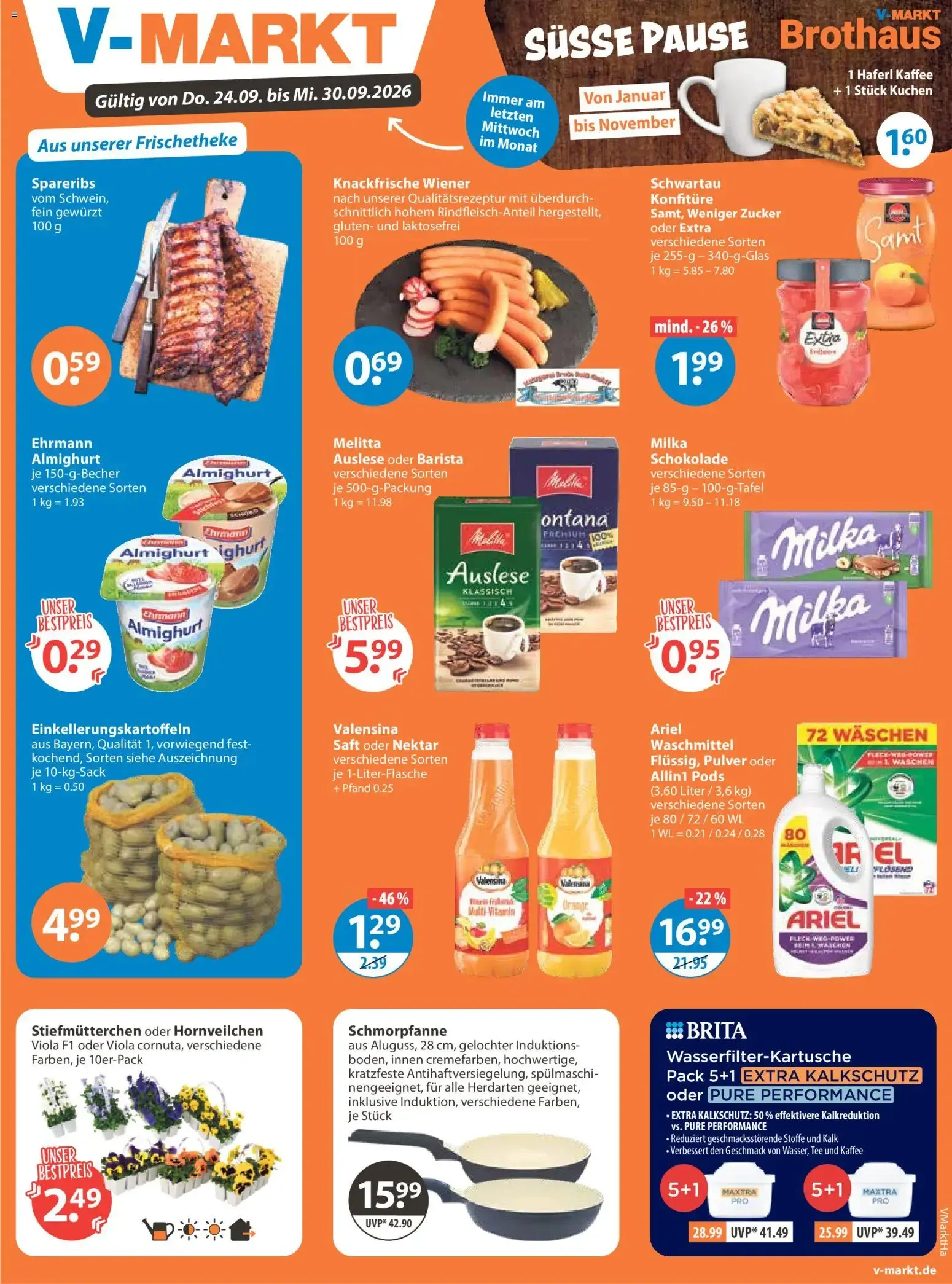 V-Markt Angebote vom 24.09.2026 – Angebote online von 24. September bis 30. September 2026 - Prospekt seite 1