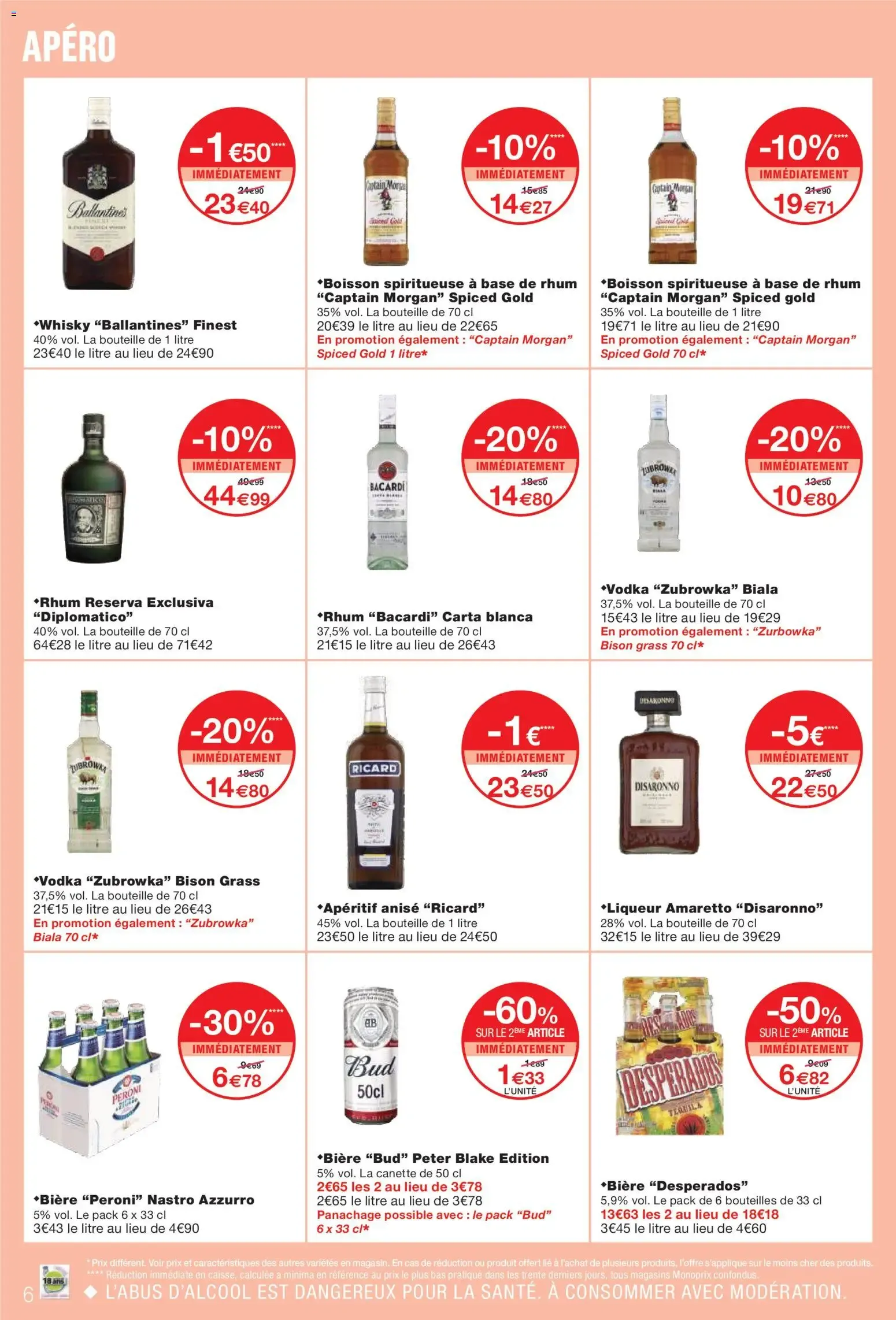 Monoprix: Hasta -50% en el 2do producto de una selección de productos mediterráneos du 2 juin au 14 juin 2026 - Catalogue page 6
