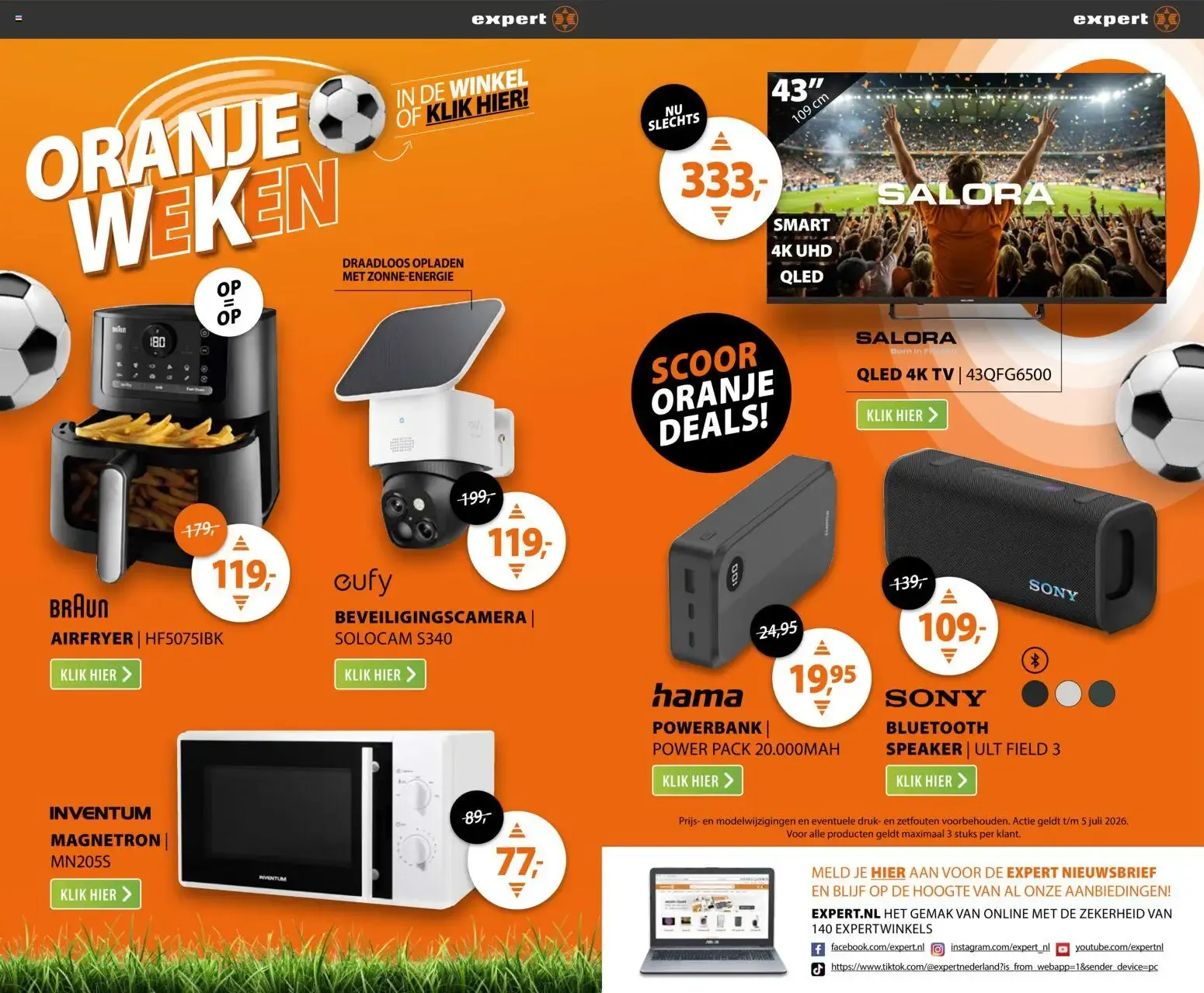 Expert Oranje Weken van 29 juni tot 5 juli 2026 - Folder pagina 14