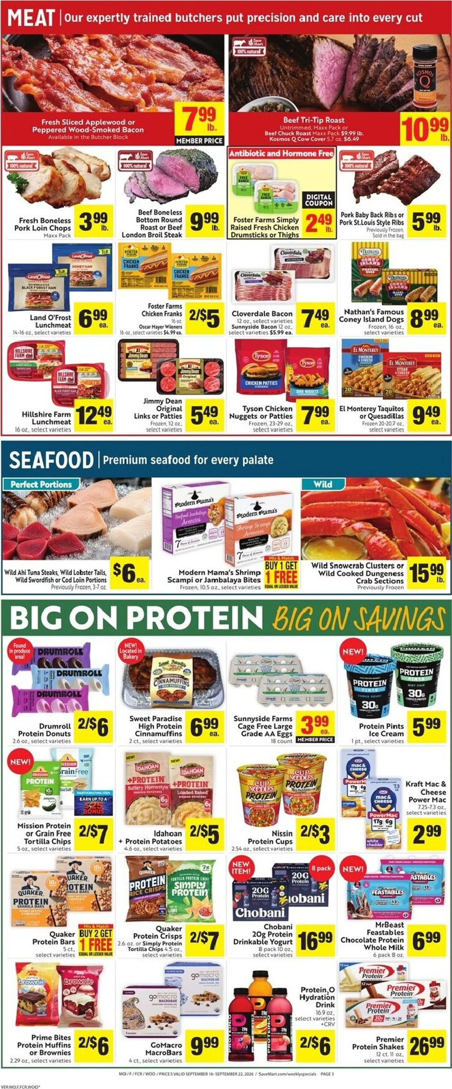 Weekly ad Current Save Mart leaflet valid from Wednesday 09/16/2026 to Tuesday 09/22/2026 from September 16 to September 22 2026 - Page 3