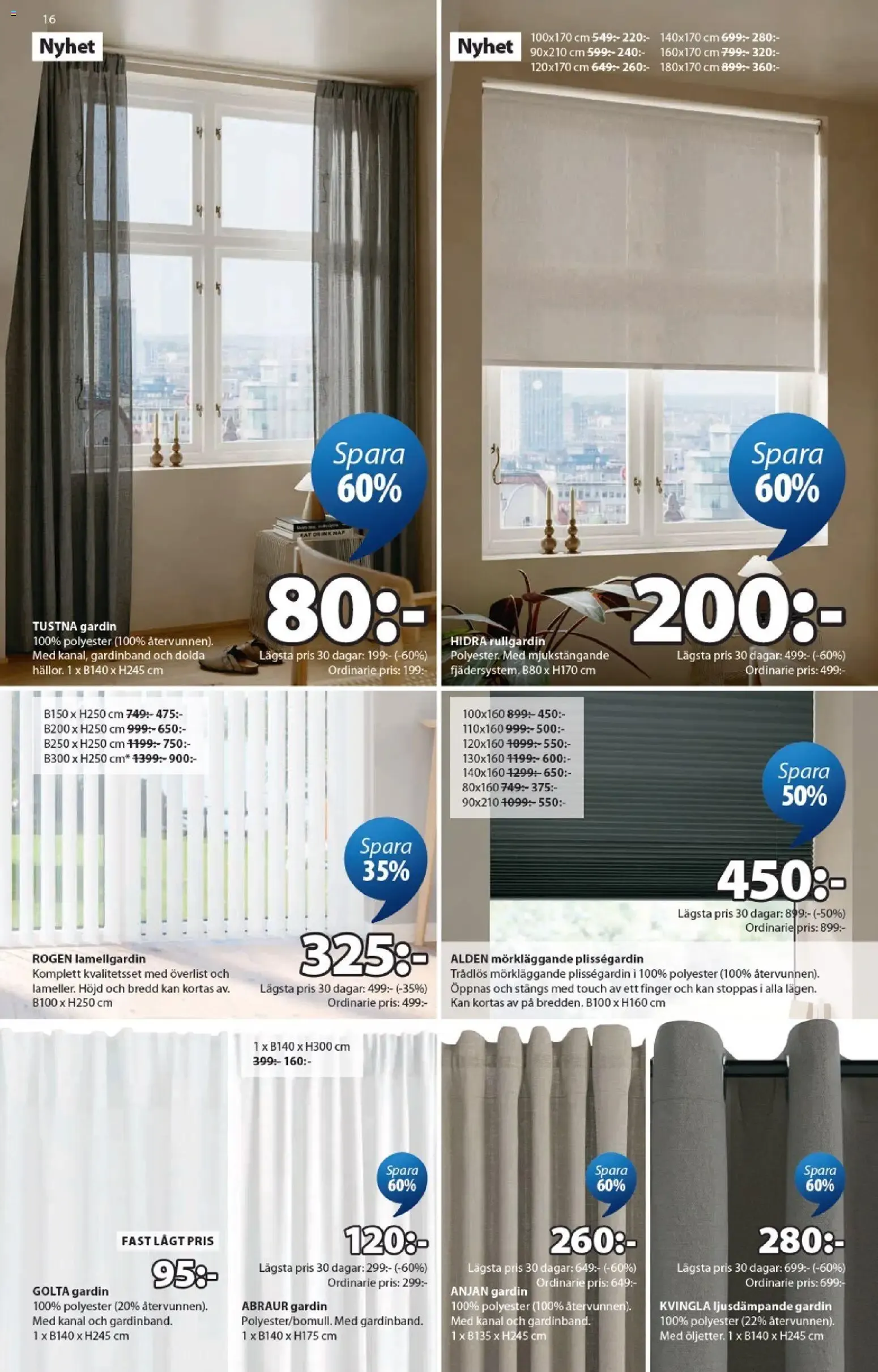 JYSK Scandinavian Sleeping & Living - Ett fantastiskt erbjudande för din jul från 19 oktober till 29 november 2026 - Reklamblad sidor 16