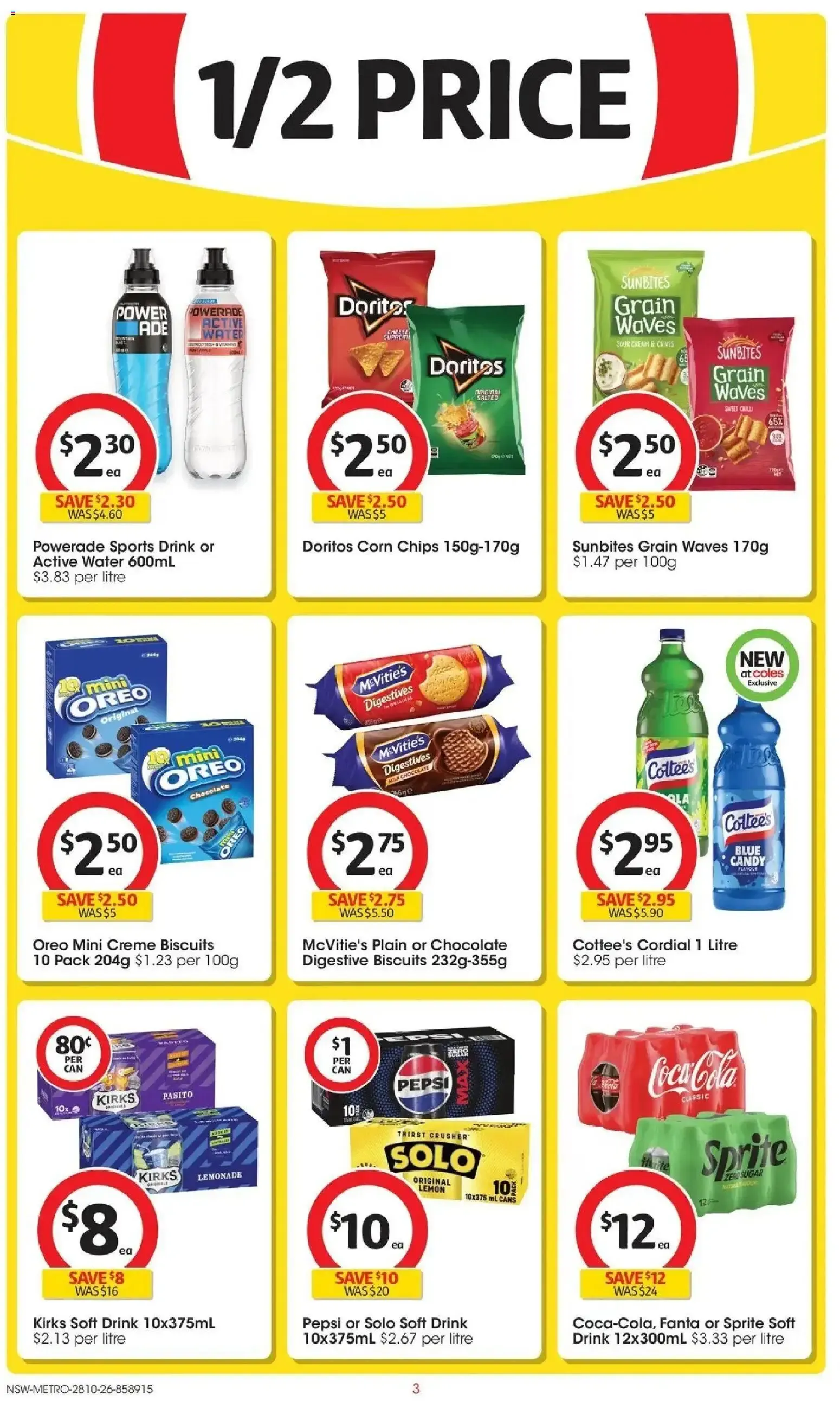 Coles Halloween 👻 catalogue from 28/10/2026 - Catalogue valid from 28 October to 3 November 2026 - page 3