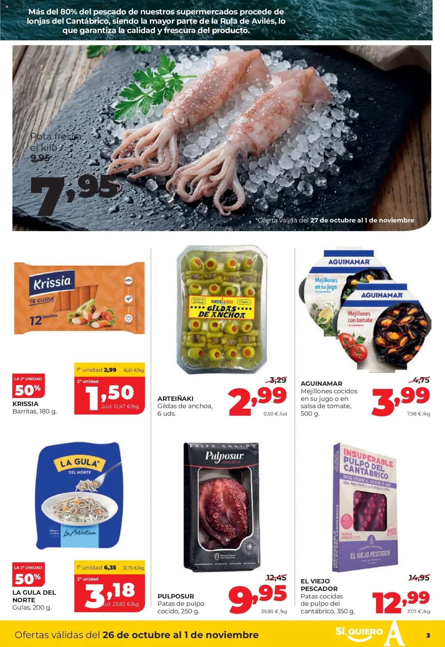 Catálogo de Alimerka folleto >> 26/10 - 01/11/2026 (catálogo) 26 de octubre al 1 de noviembre 2026 - Página 3