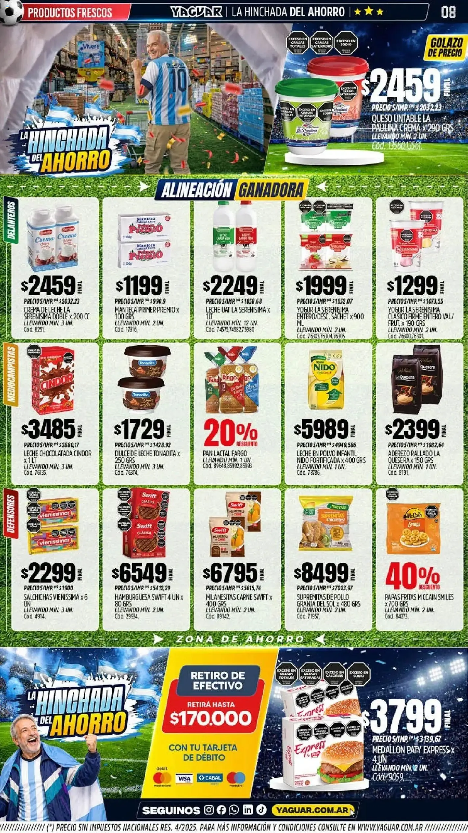 Ofertas de Mayorista Yaguar - La Hinchada del Ahorro 15 de junio al 20 de junio 2026 - Página 8 del catálogo