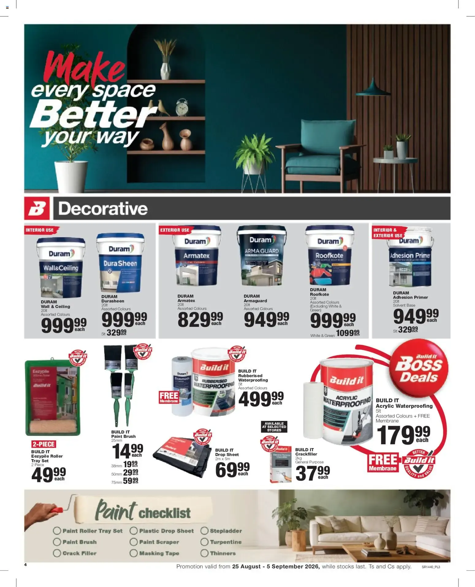 Build It - Gauteng - Weekly Specials (25/08/2026 - 05/09/2026) Online from 25 August to 5 September 2026 - Catalogue Page 4