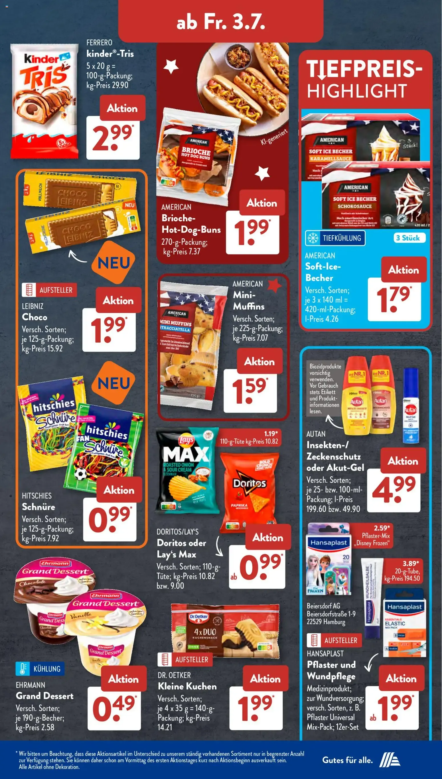 Aldi Süd Tiefpreis-Highlight von 29. Juni bis 4. Juli 2026 - Prospekt seite 22
