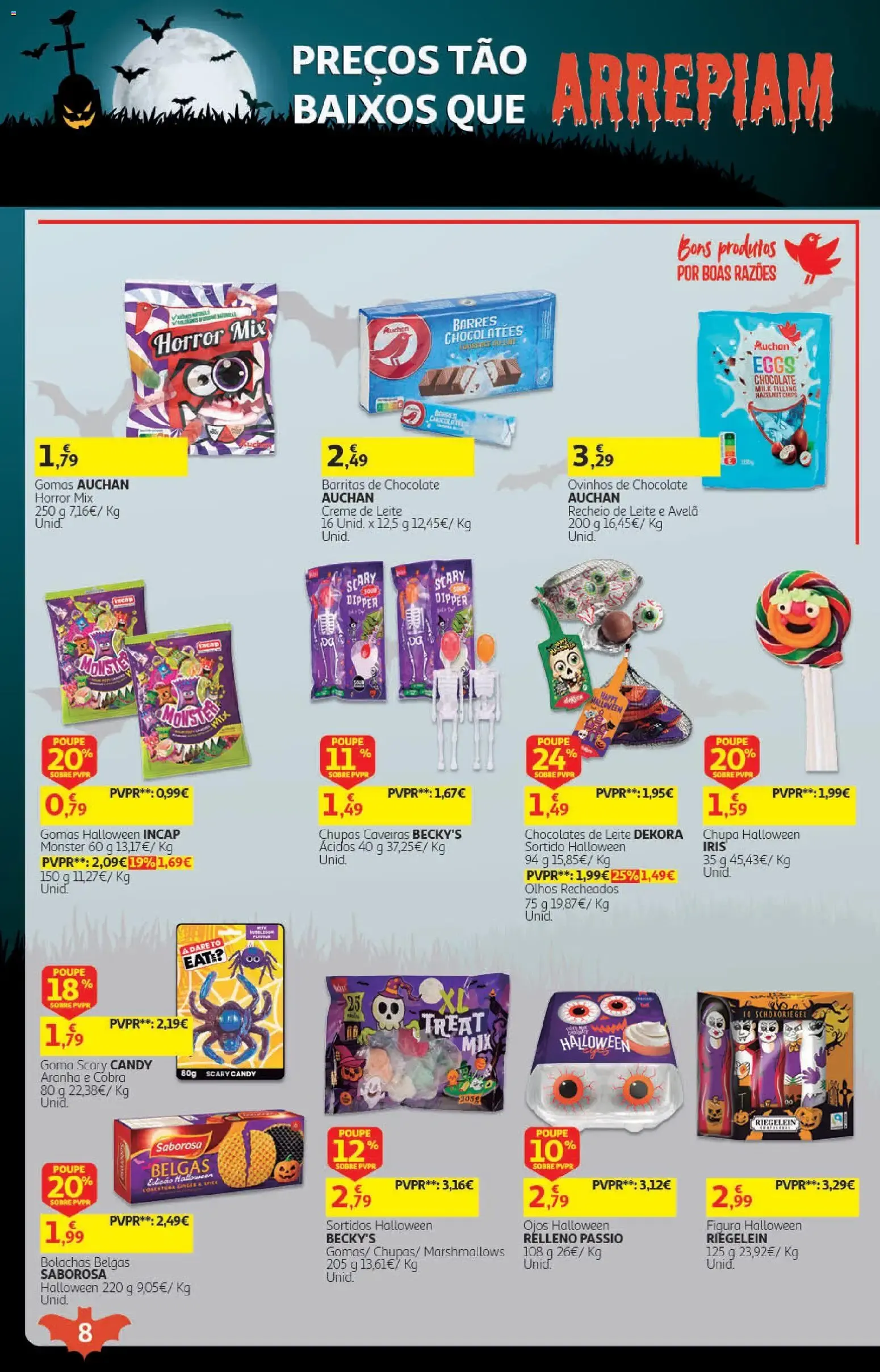 Folheto Auchan Halloween » de 21/10/2026 - 31/10/2026 de 21 de outubro até 31 de outubro 2026 - Pagina 8