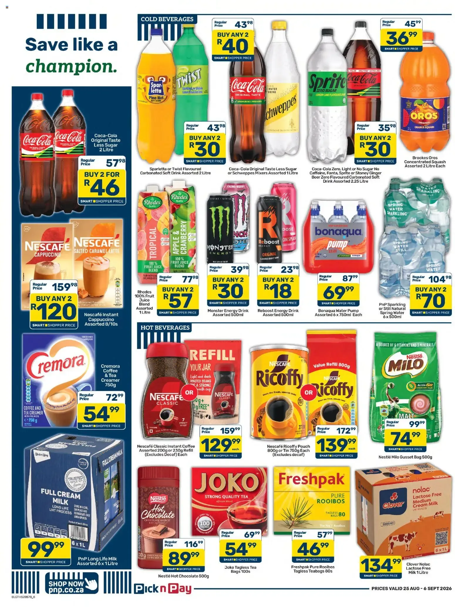 Pick n Pay - Save like a champion from 25 August to 6 September 2026 - Catalogue Page 6