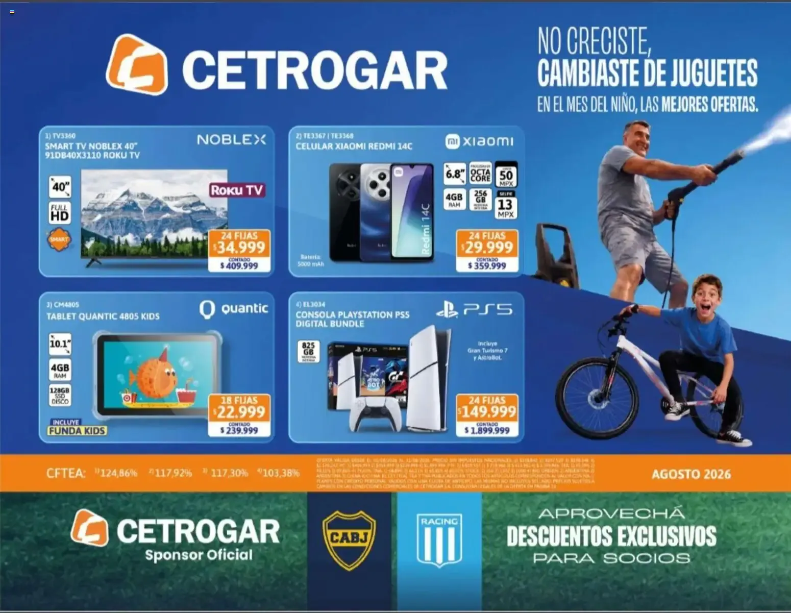 Ofertas de Cetrogar - Ofertas Mes del Niño 4 de agosto al 31 de agosto 2026 - Página 1 del catálogo