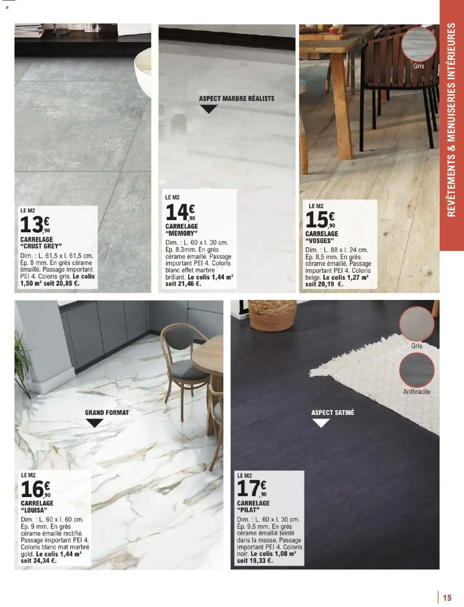 Brico E.Leclerc - Guide aménagement intérieur à partir du 06/01/2026 - promo en ligne du 6 janvier au 7 février 2026 - Catalogue page 15