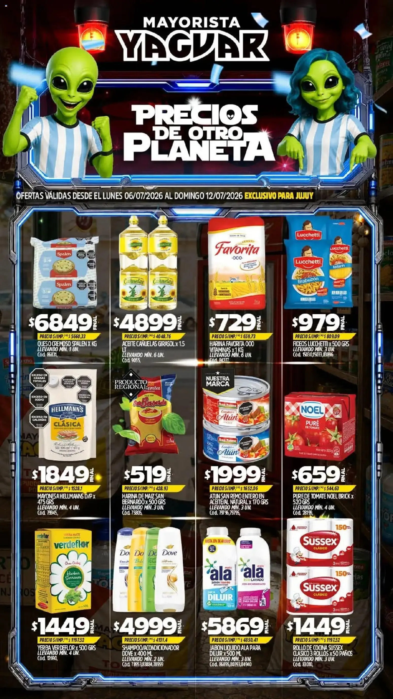 Ofertas de Yaguar - Oferta Semanal Jujuy del 06/07/2026 - 12/07/2026 6 de julio al 12 de julio 2026 - Página 1 del catálogo