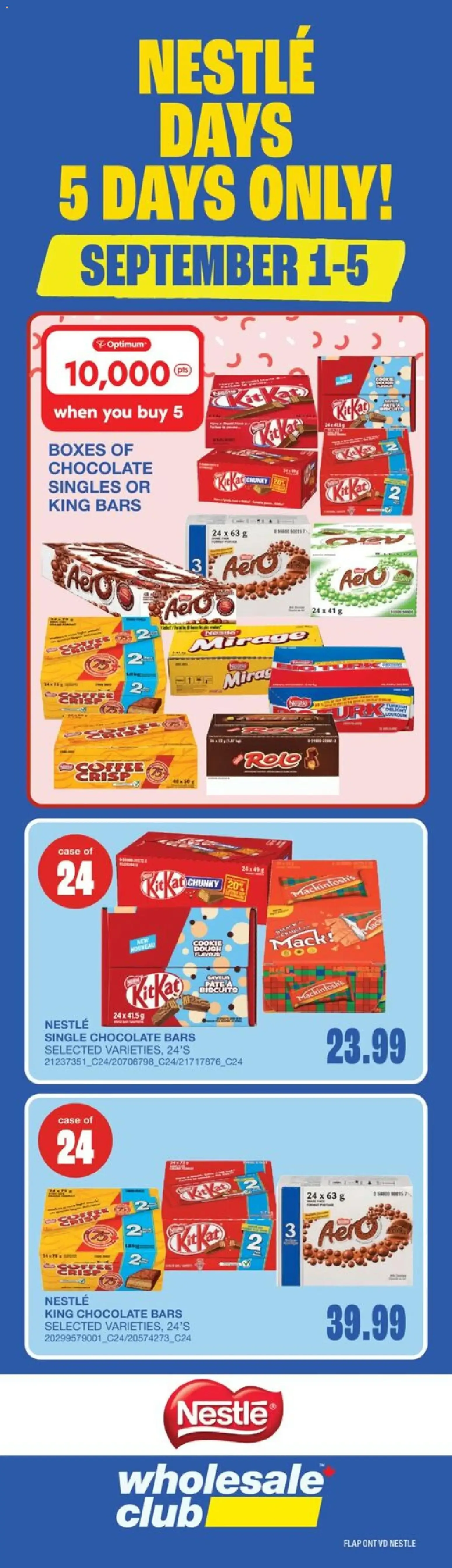 Nestlé Days - Wholesale Club