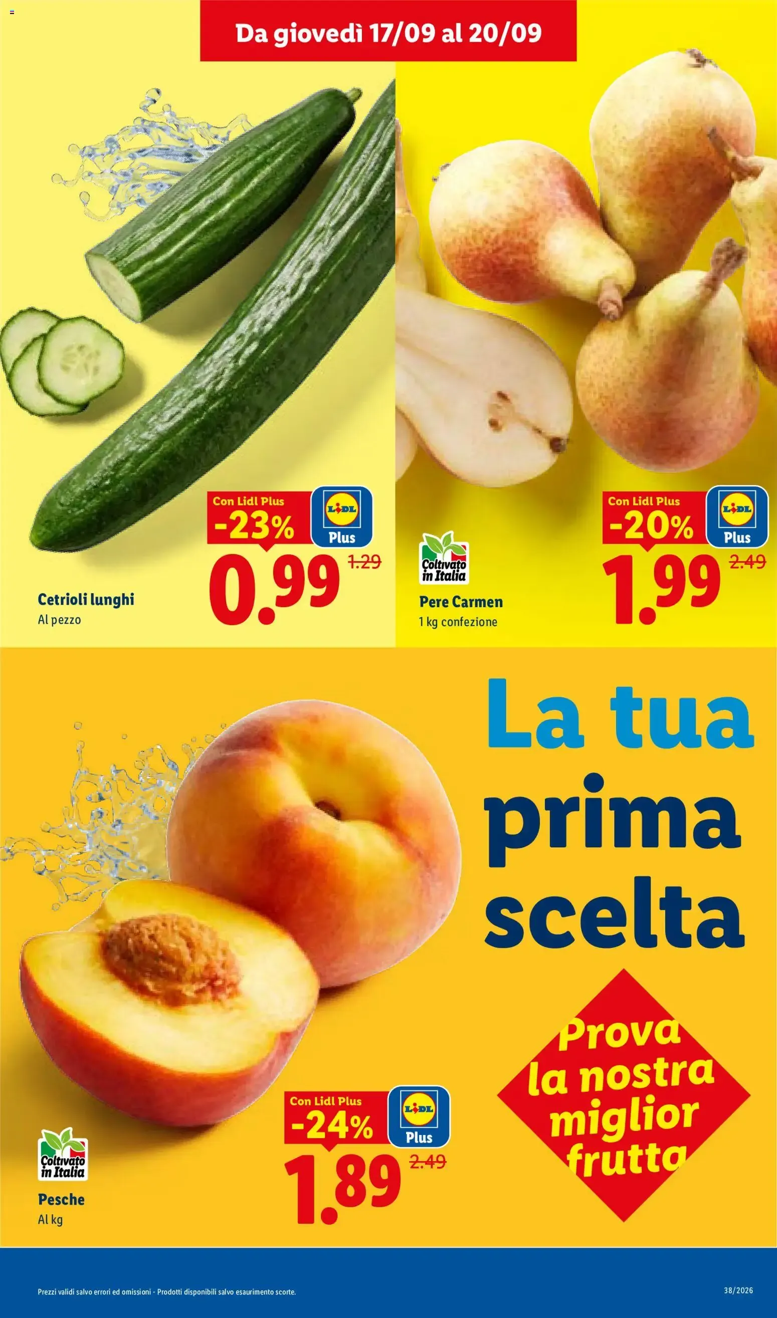 Lidl XXL Grande formato, grande convenienza y Mega Offerte da 17 settembre a 23 settembre di 2026 - Pagina del volantino 5