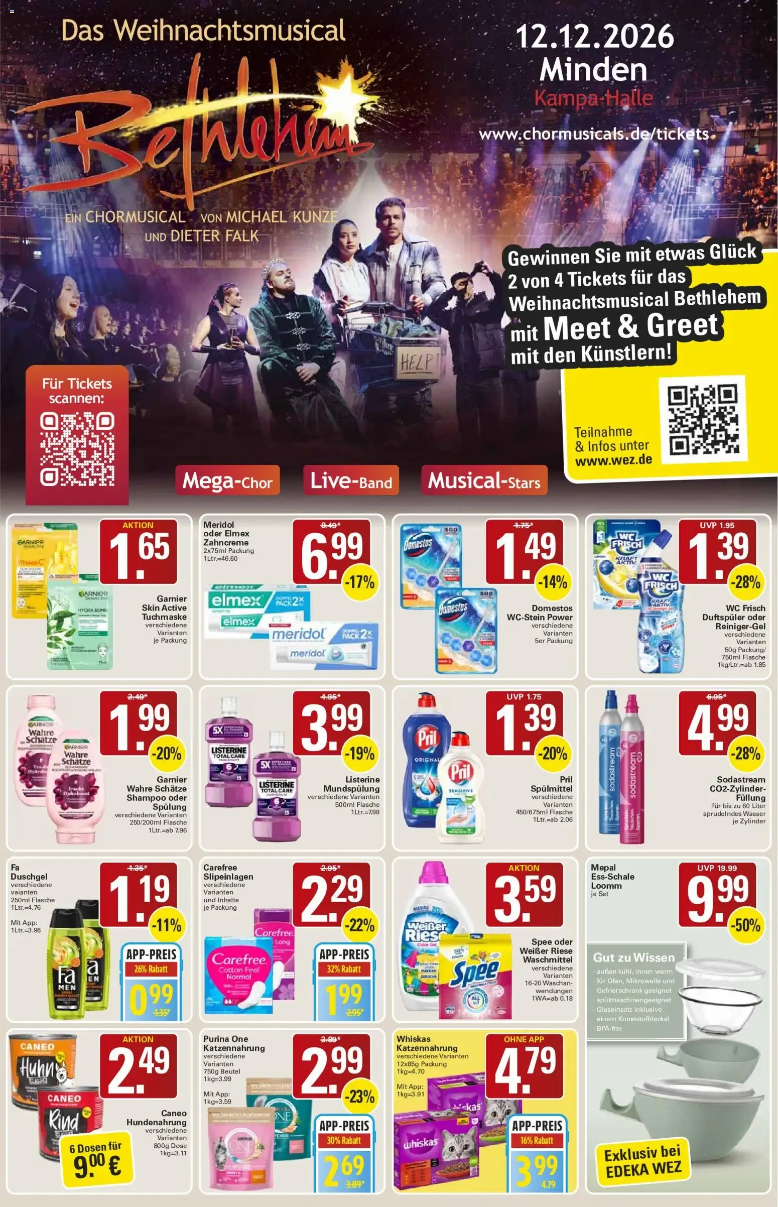 EDEKA Die WEZette (Weser-Einkaufs-Zentrum) von 5. Oktober bis 10. Oktober 2026 - Prospekt seite 15
