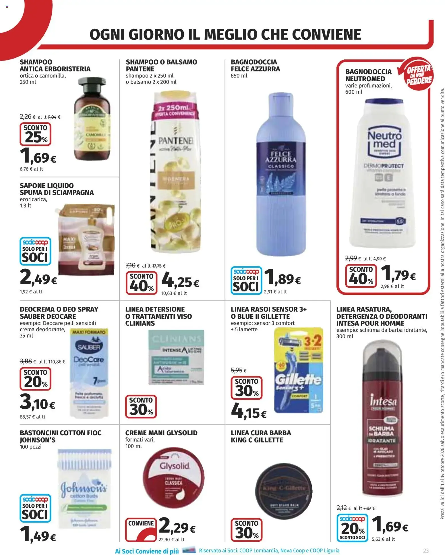 Coop Superstore Extra Offerte da 1 ottobre a 14 ottobre di 2026 - Pagina del volantino 23