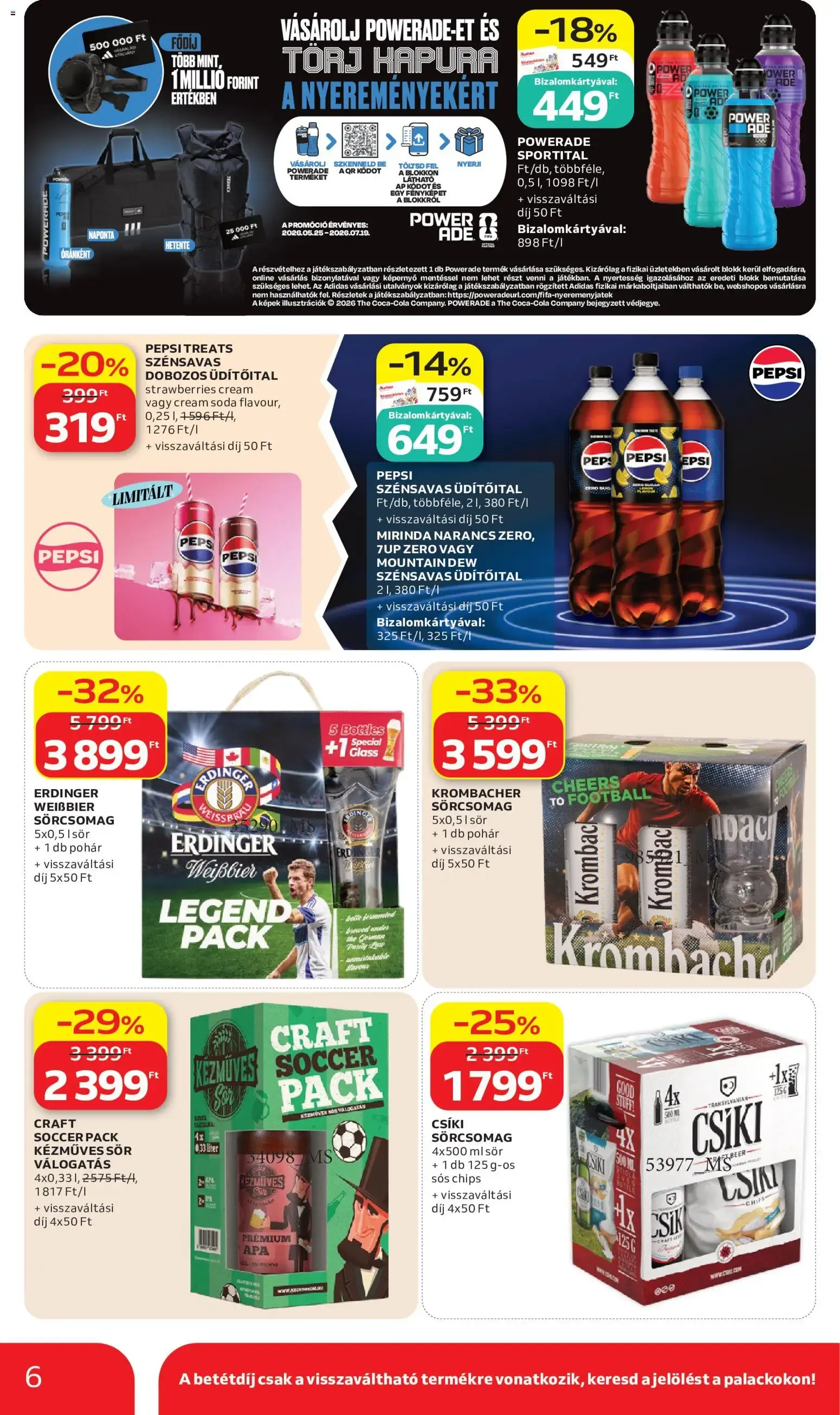 Katalógus Auchan Szúrkolj velünk - 2026.06.11. -tól/töl > akció, lapozható szórólap 🛍️ június 11.-tól június 24.-ig 2026. - Oldal 6