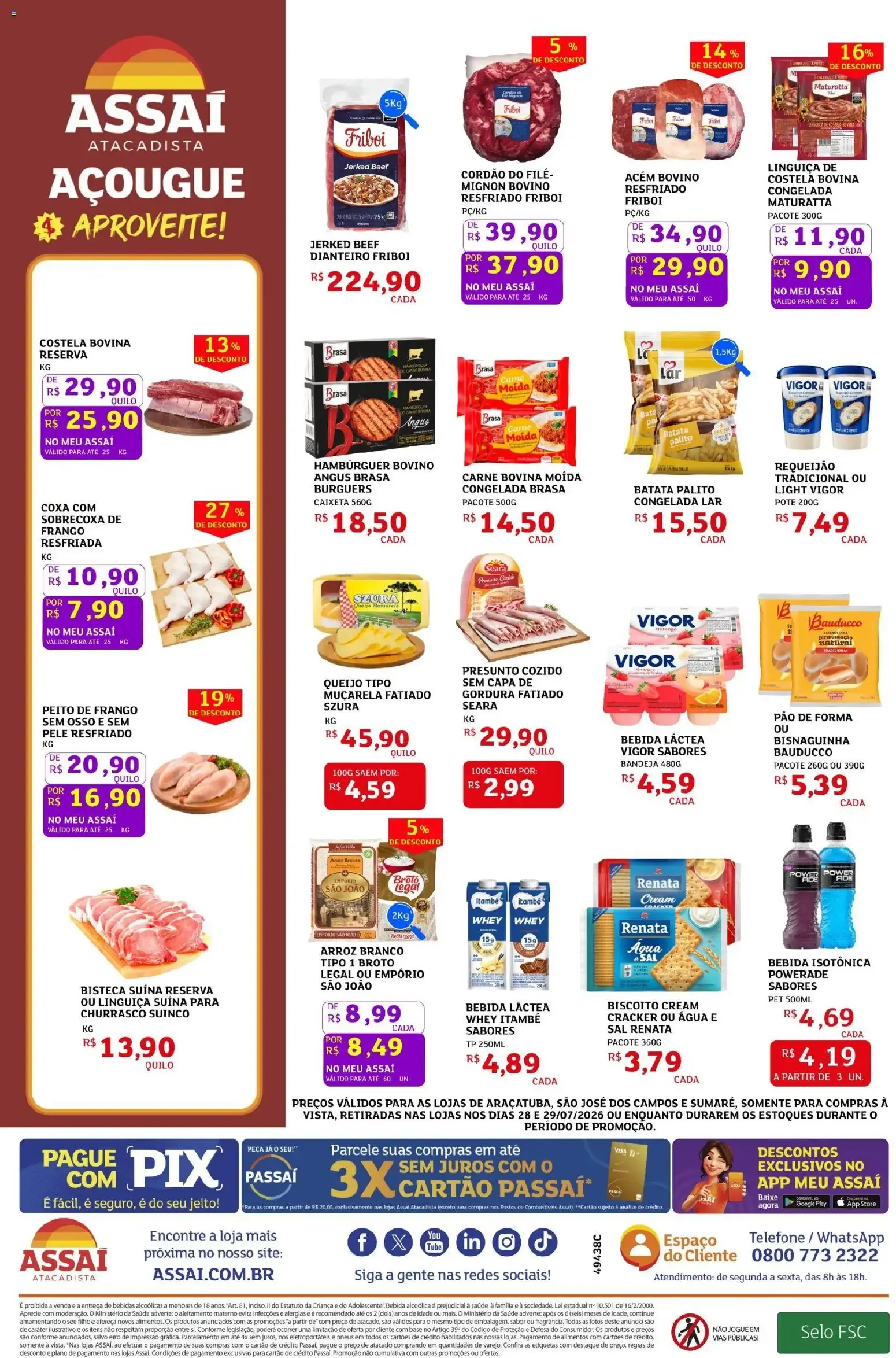 Encarte de Assaí Atacadista ofertas - SP de 28/07/2026 | Promoções Online 28 de julho até 29 de julho 2026 - Pagina 2