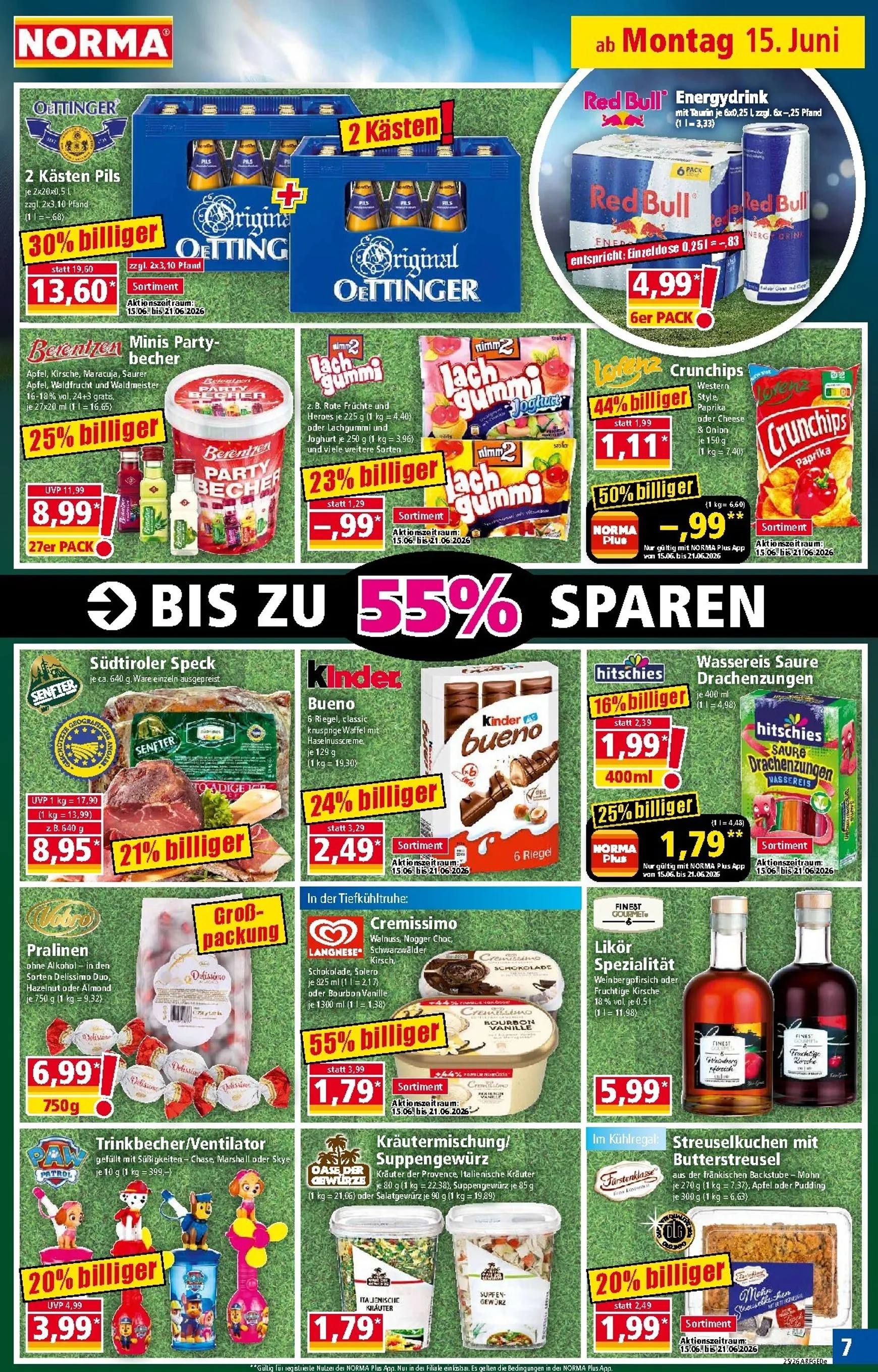 Norma Prospekt – von Montag 15.06.2026 bis Sonntag 21.06.2026 von 15. Juni bis 21. Juni 2026 - Prospekt seite 7