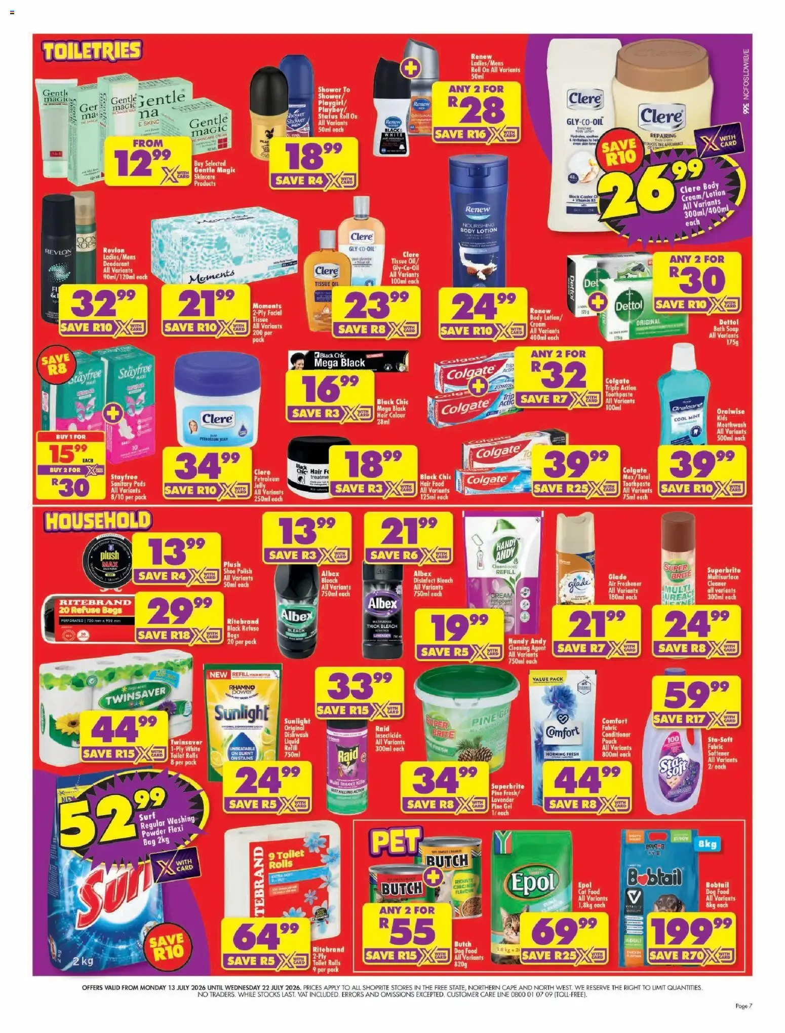 Shoprite - Northern Cape - Low Price Lowduuuma (13/07/2026 - 22/07/2026) → Online Catalogue from 13 July to 22 July 2026 - Catalogue Page 7