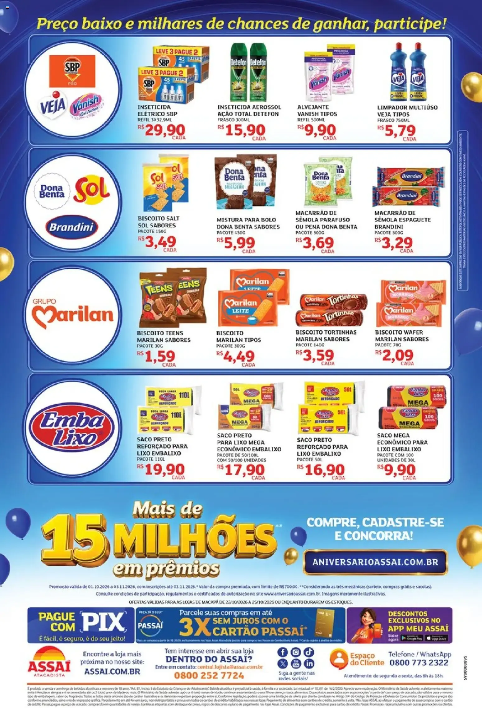 Encarte de Assaí Atacadista: Compras Grátis Todos os Dias 22 de outubro até 25 de outubro 2026 - Pagina 4